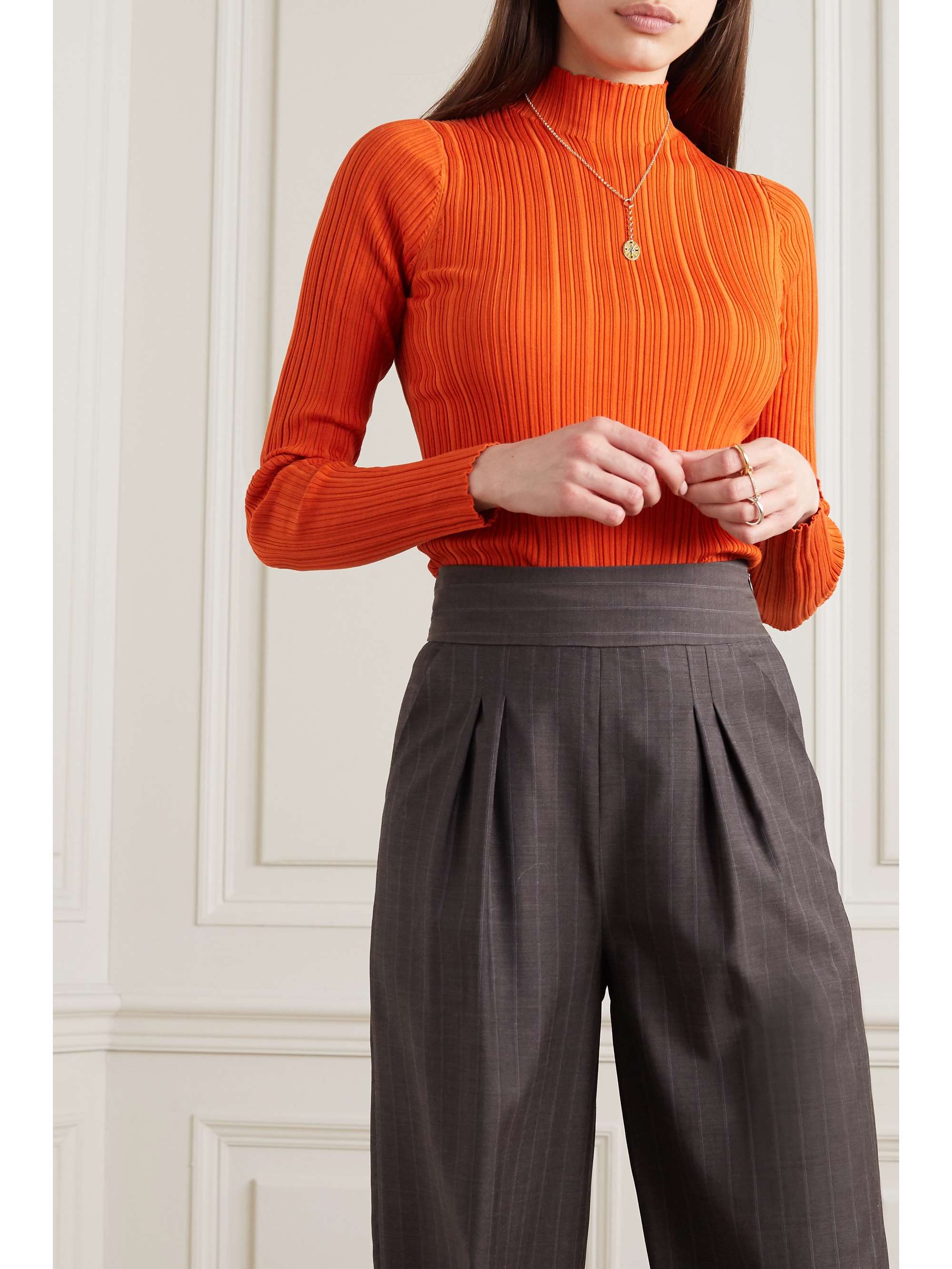 ACNE STUDIOS Ribbed cotton-blend sweater