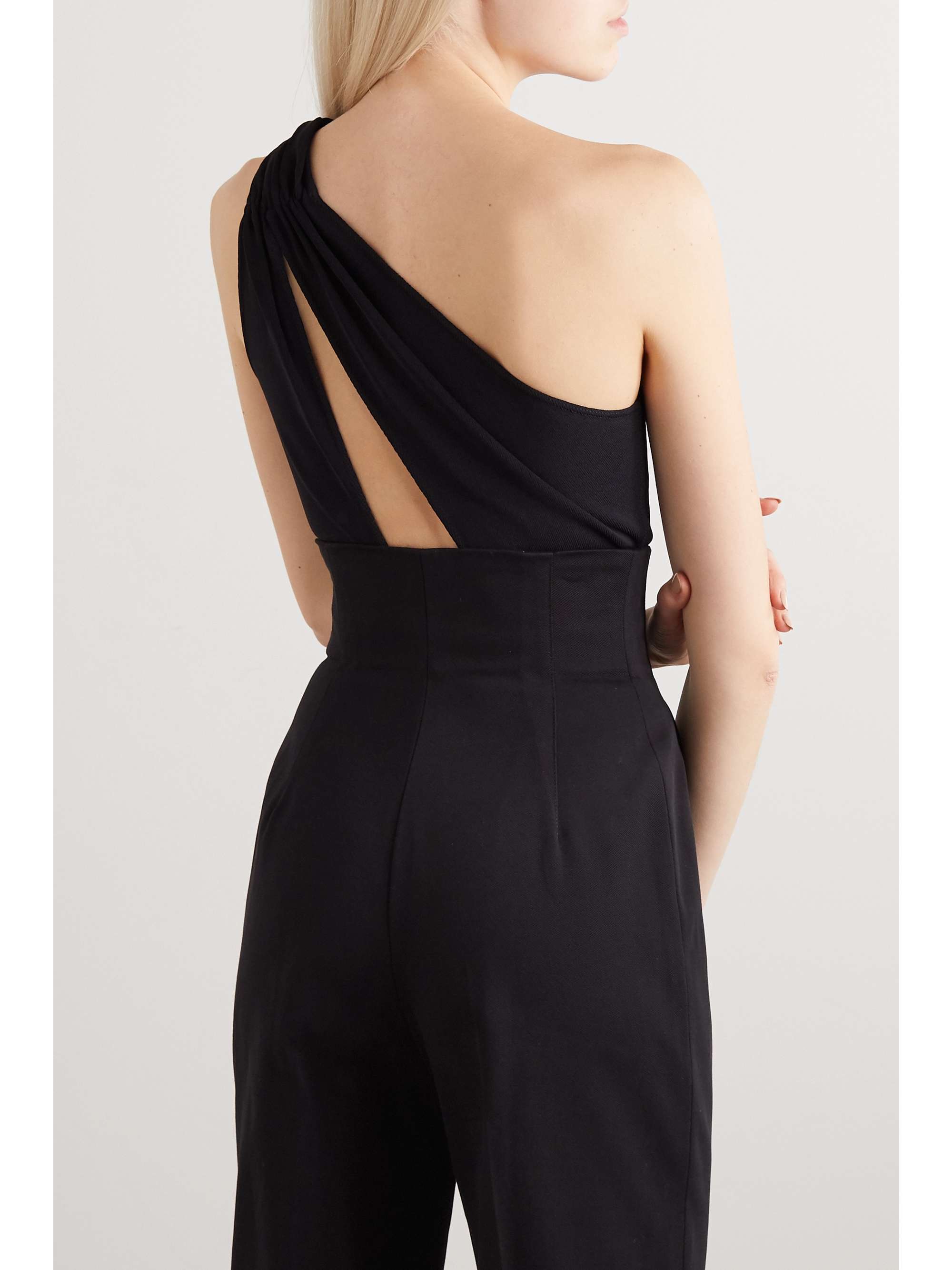 ALAÏA Edition one-shoulder cutout stretch-jersey bodysuit