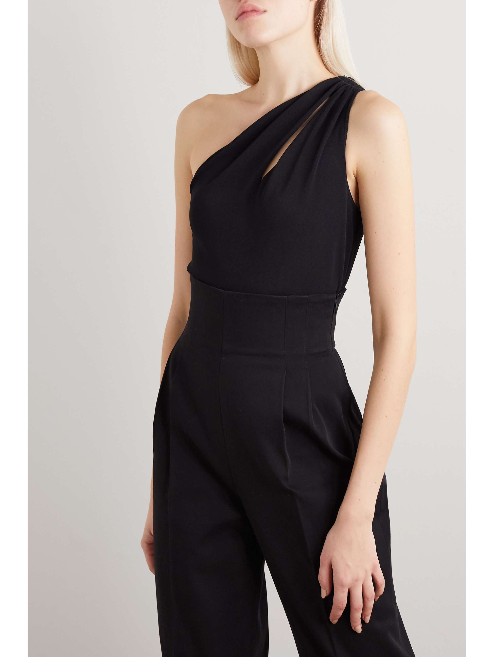 ALAÏA Edition one-shoulder cutout stretch-jersey bodysuit