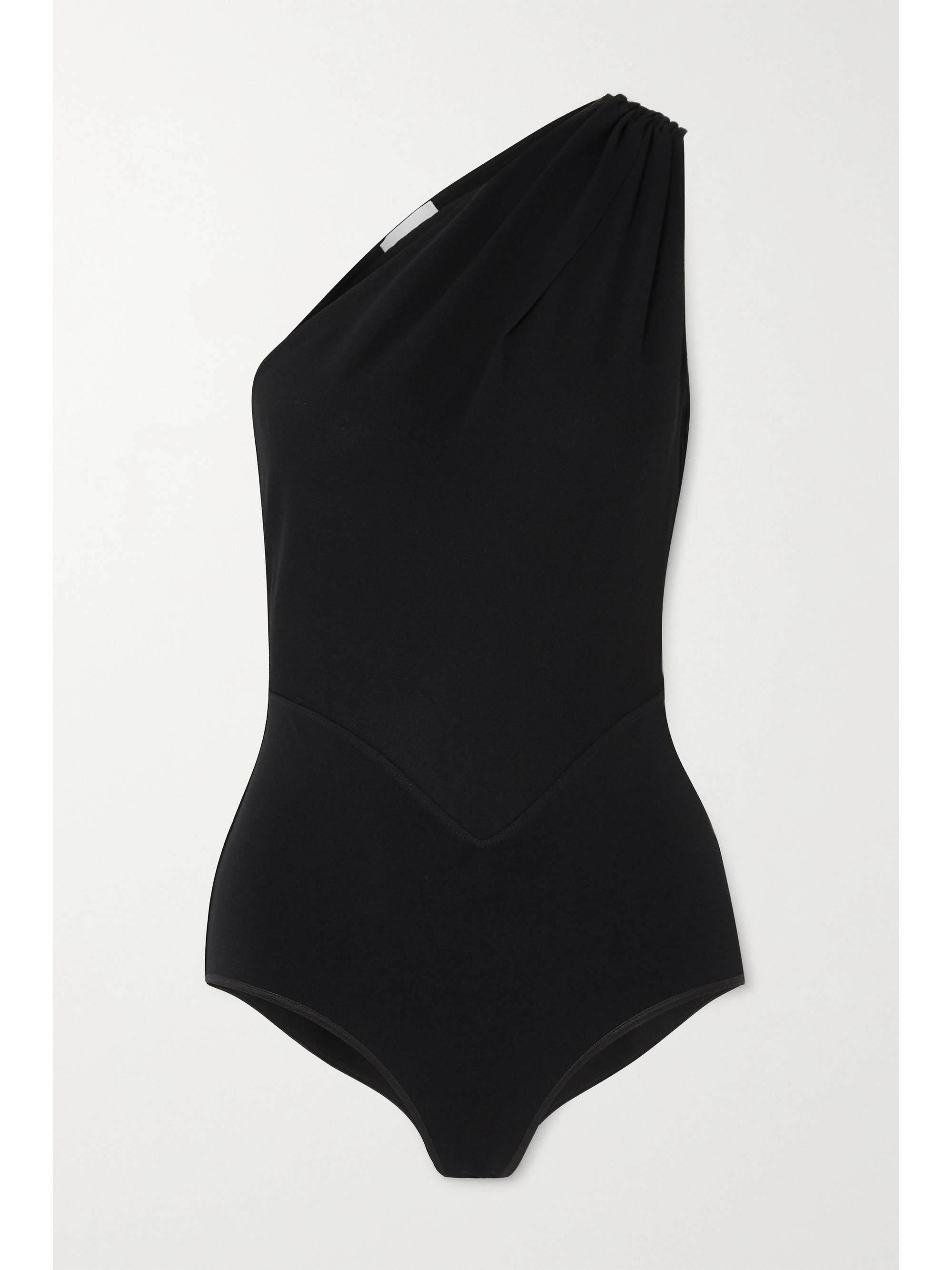 Black Edition one-shoulder cutout stretch-jersey bodysuit | ALAÏA | NET ...