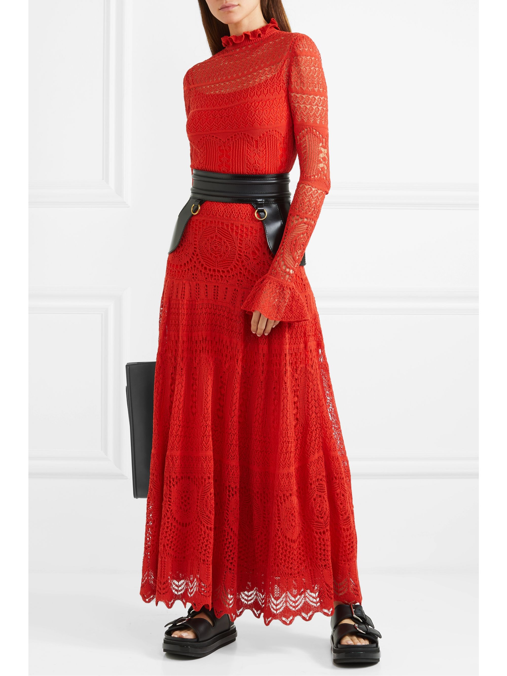 Red dress alexander mcqueen Clearance
