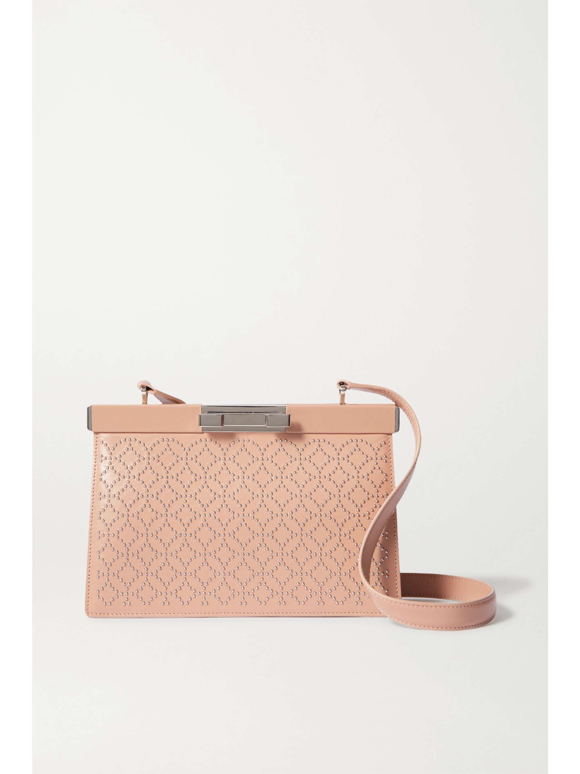 studded leather shoulder bag