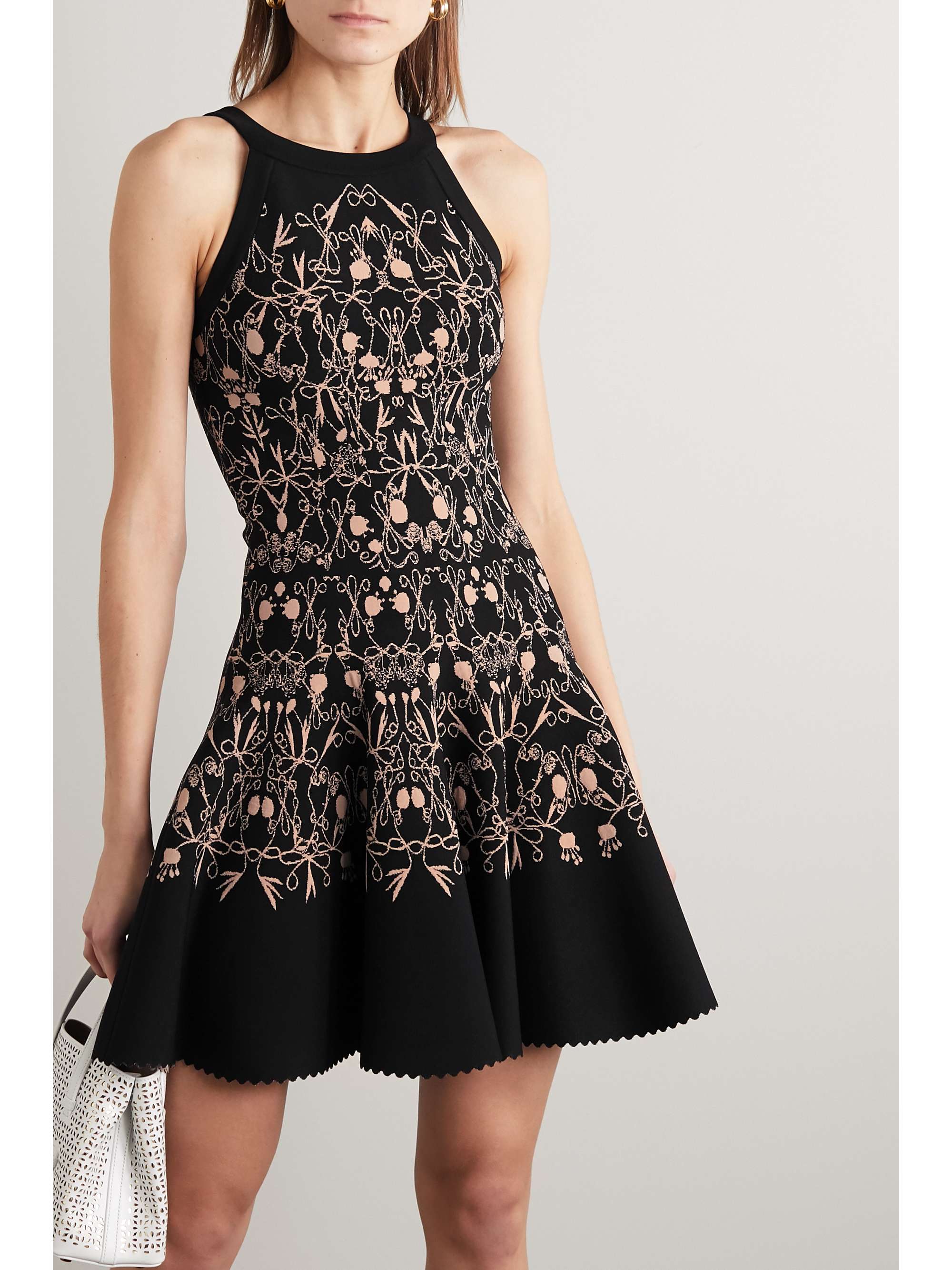 net skater dress