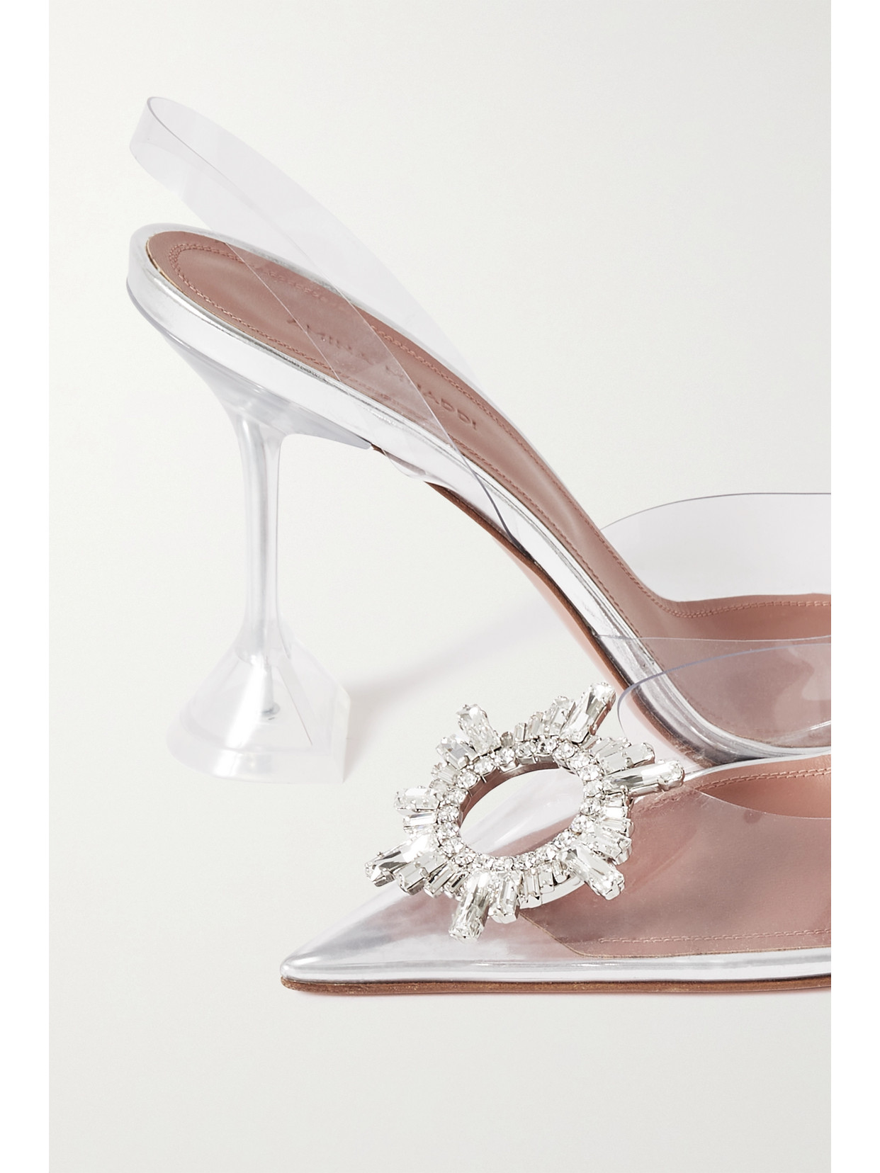 Begum Crystal-Embellished Pvc Slingback