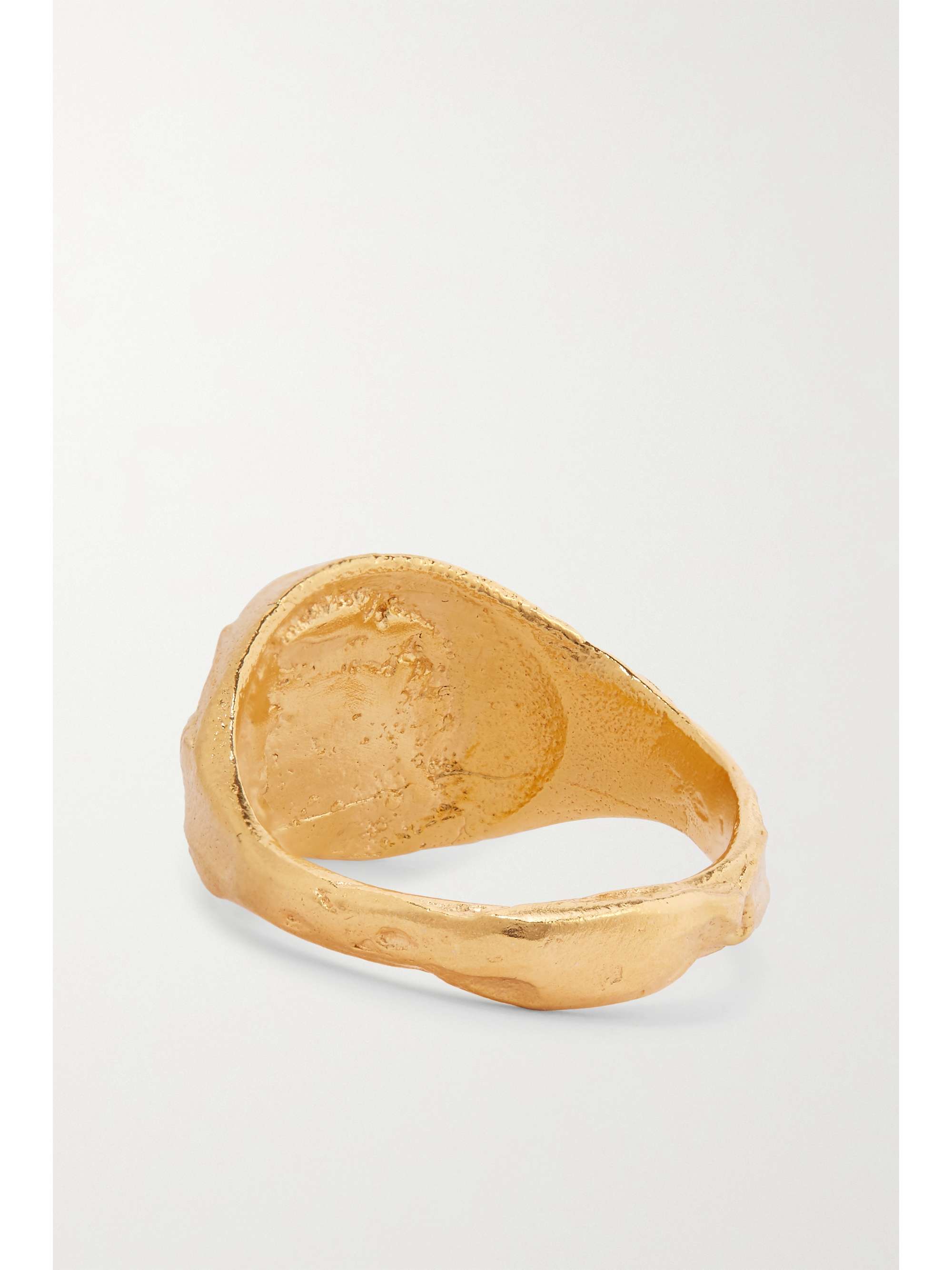 ALIGHIERI The Infernal Storm gold-plated ring
