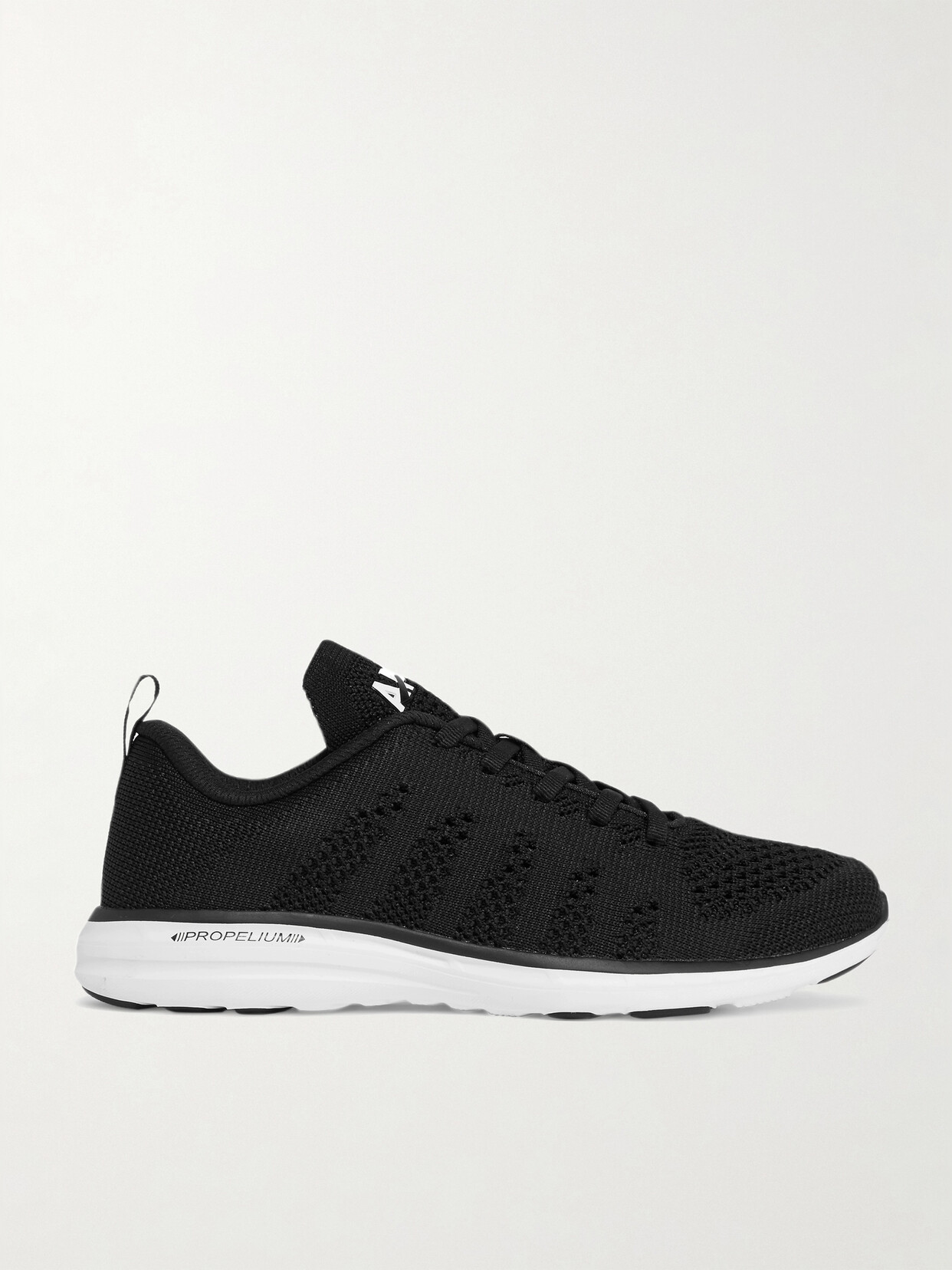 Shop Apl Athletic Propulsion Labs Techloom Pro Mesh Sneakers In Black