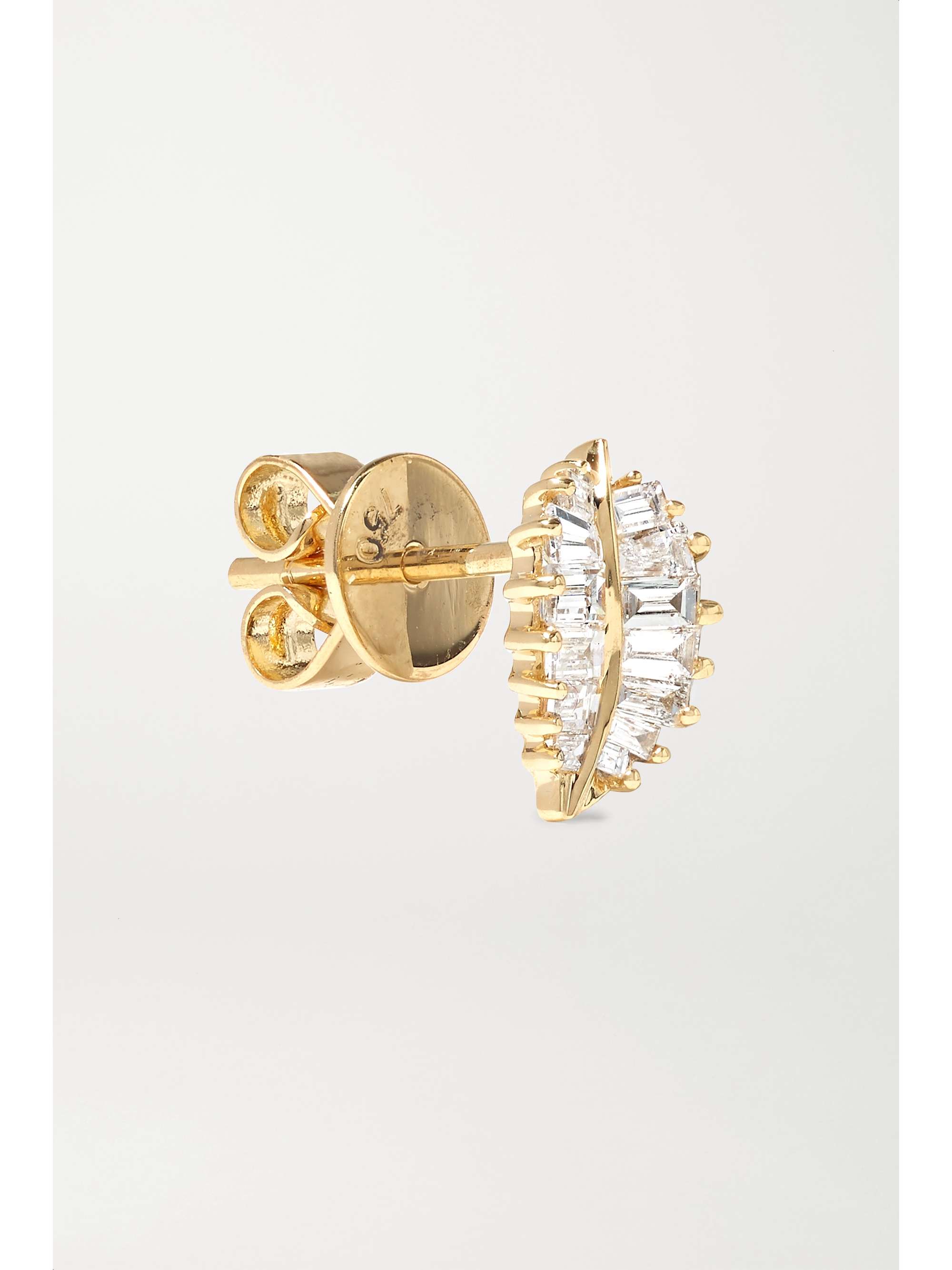 ANITA KO Small 18-karat gold diamond earrings