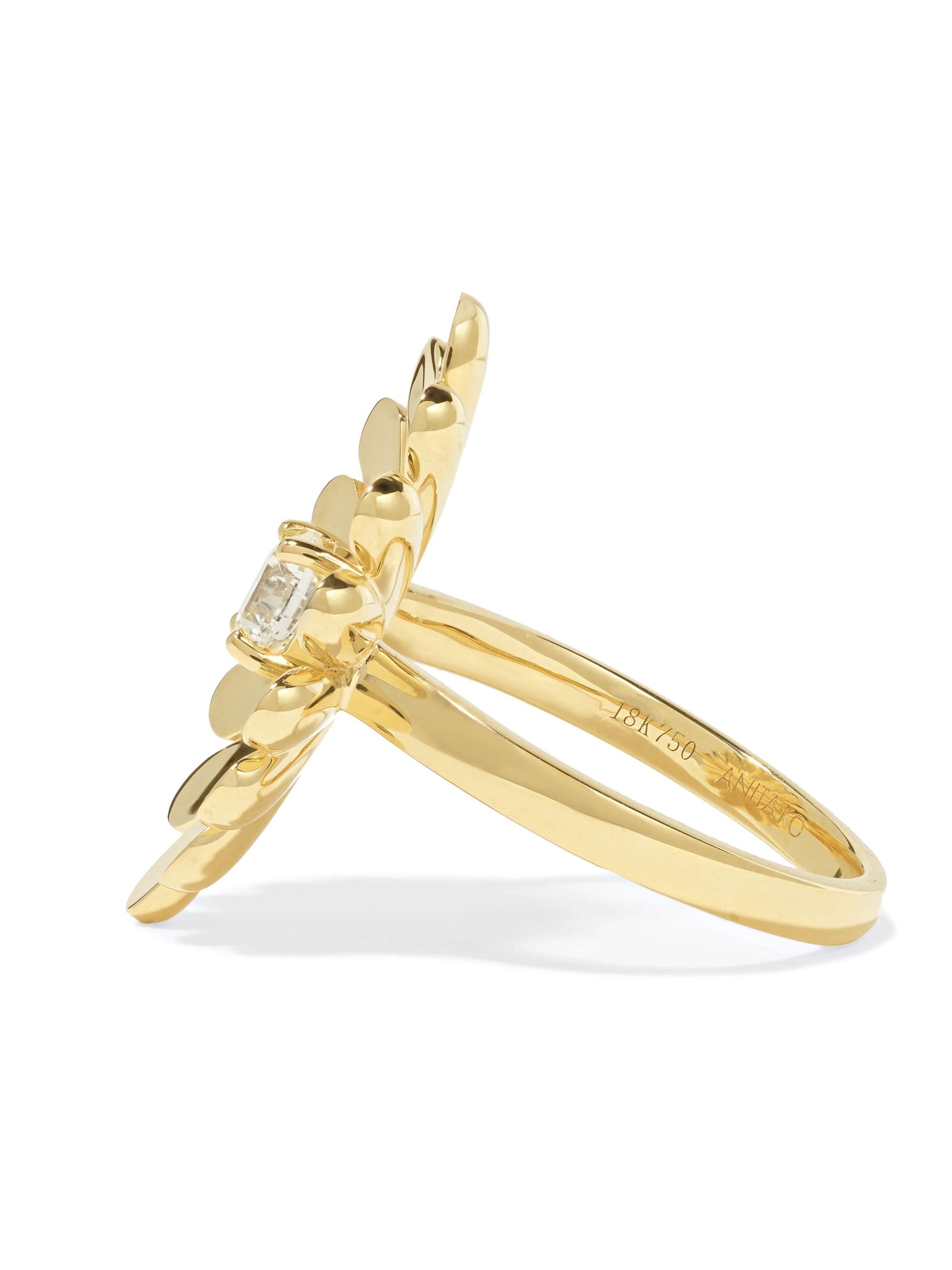 ANITA KO 18-karat gold diamond ring