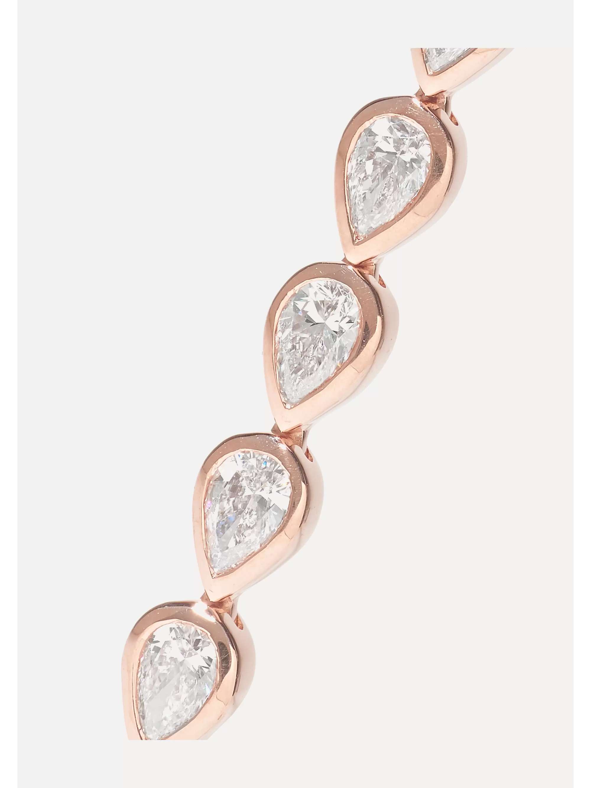 ANITA KO 18-karat rose gold diamond earrings