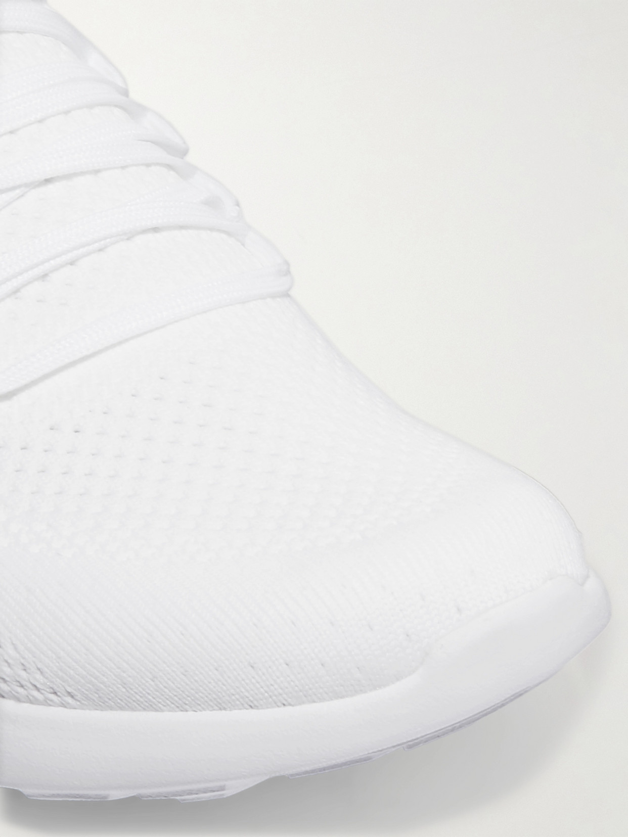 Shop Apl Athletic Propulsion Labs Techloom Breeze Mesh Sneakers In White