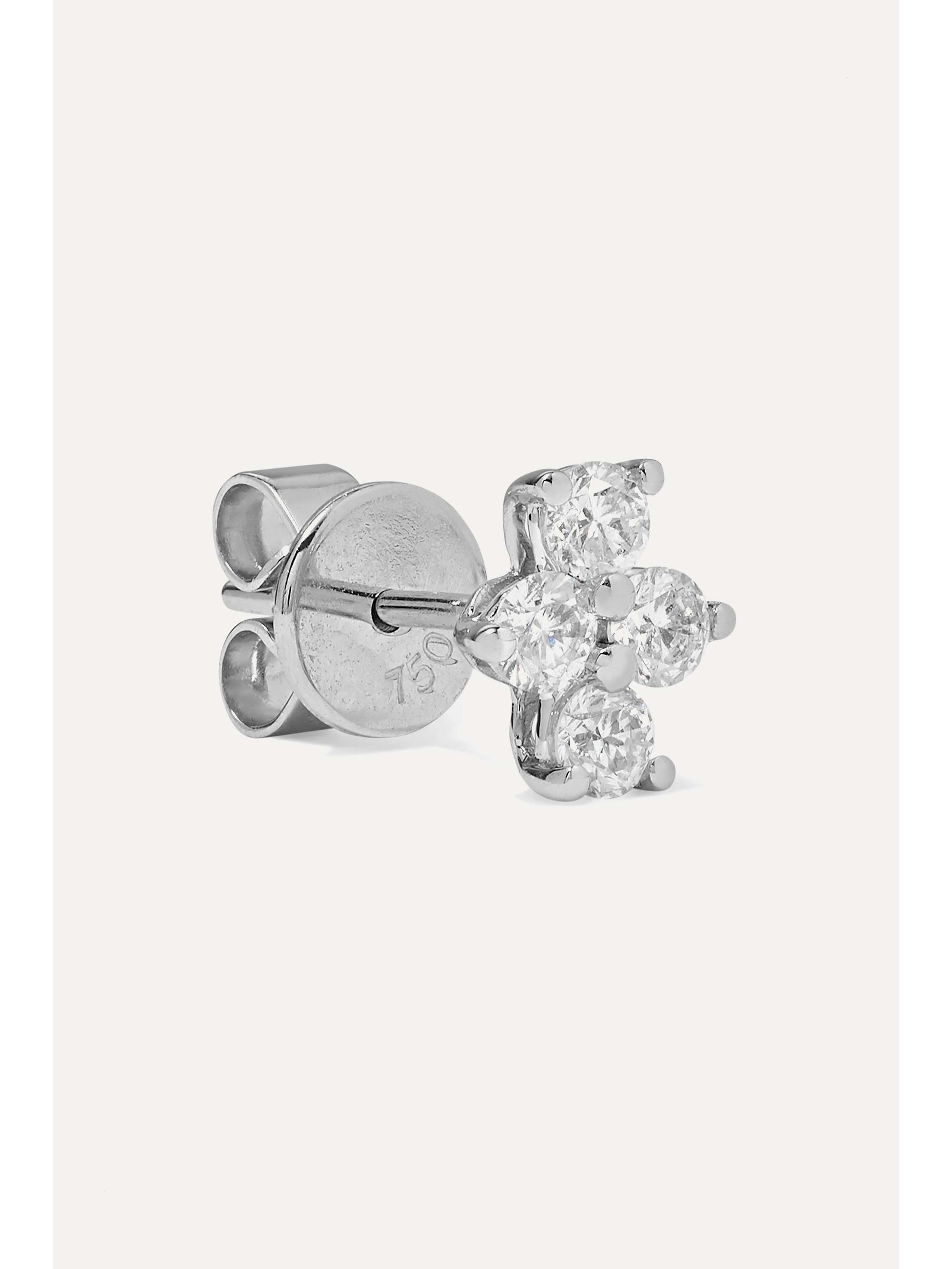 ANITA KO Vivi 18-karat white gold diamond earrings