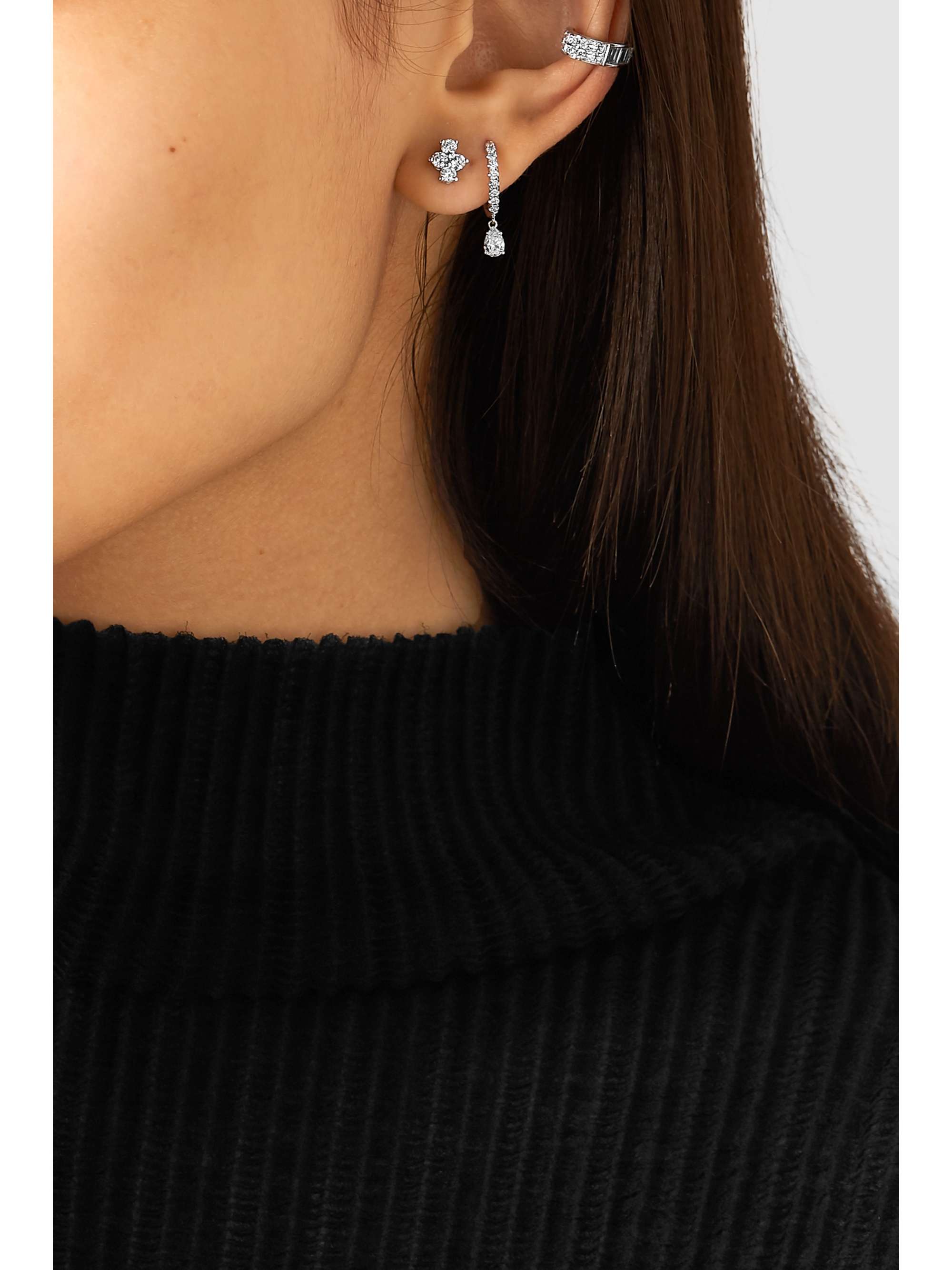 ANITA KO Vivi 18-karat white gold diamond earrings
