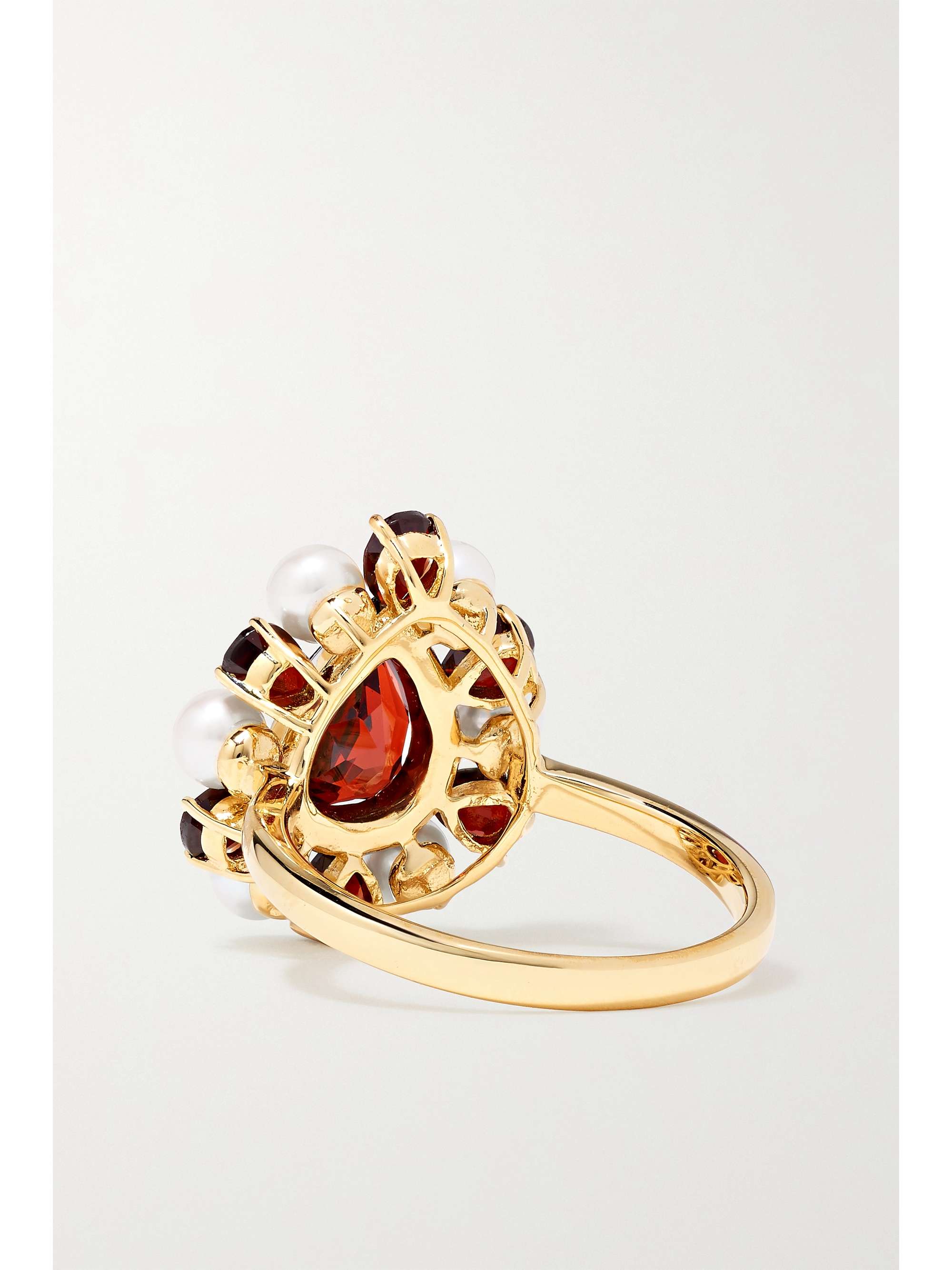 ANISSA KERMICHE Woman in Red 14-karat gold multi-stone ring