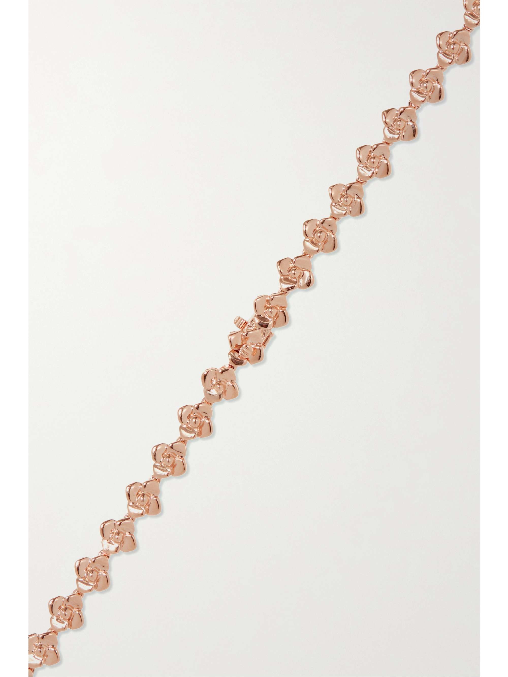 ANITA KO Flower Eternity 18-karat rose gold diamond necklace