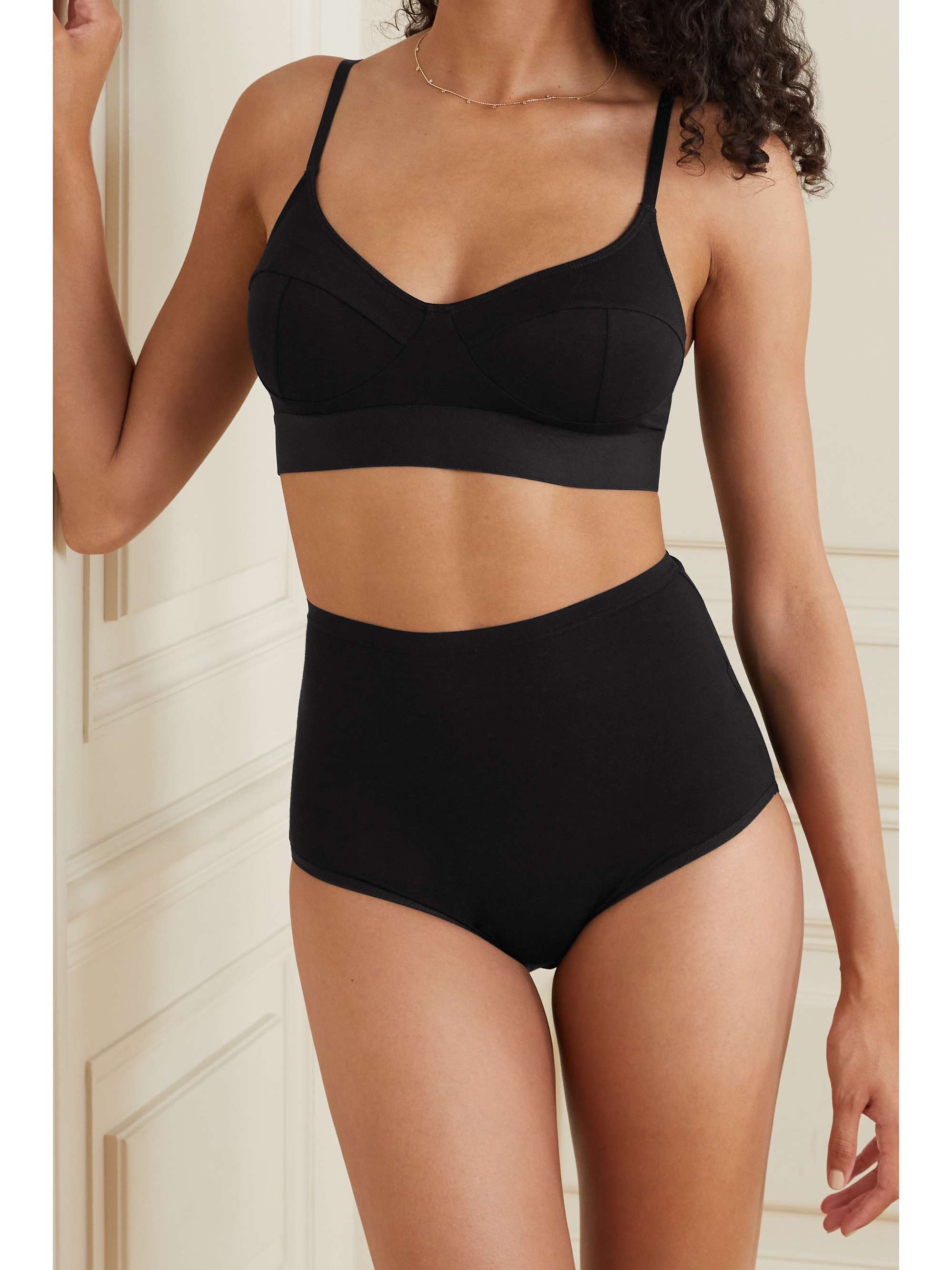 BASERANGE + NET SUSTAIN Set of two stretch-bamboo briefs