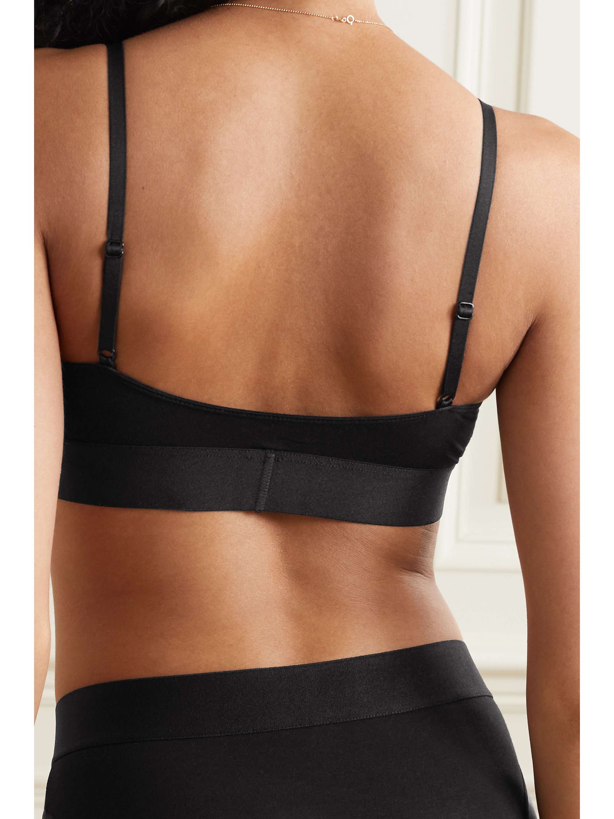 BASERANGE + NET SUSTAIN Set of two stretch-bamboo soft-cup bra