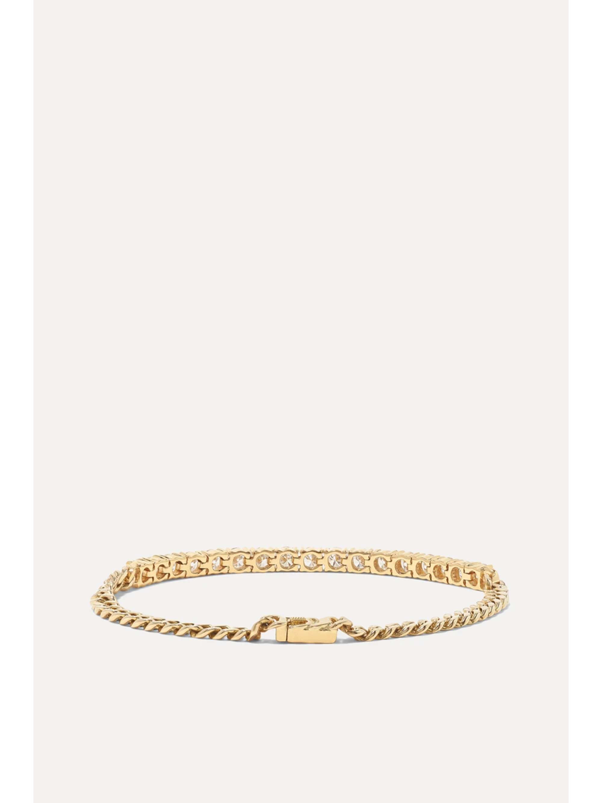ANITA KO Line 18-karat gold diamond bracelet