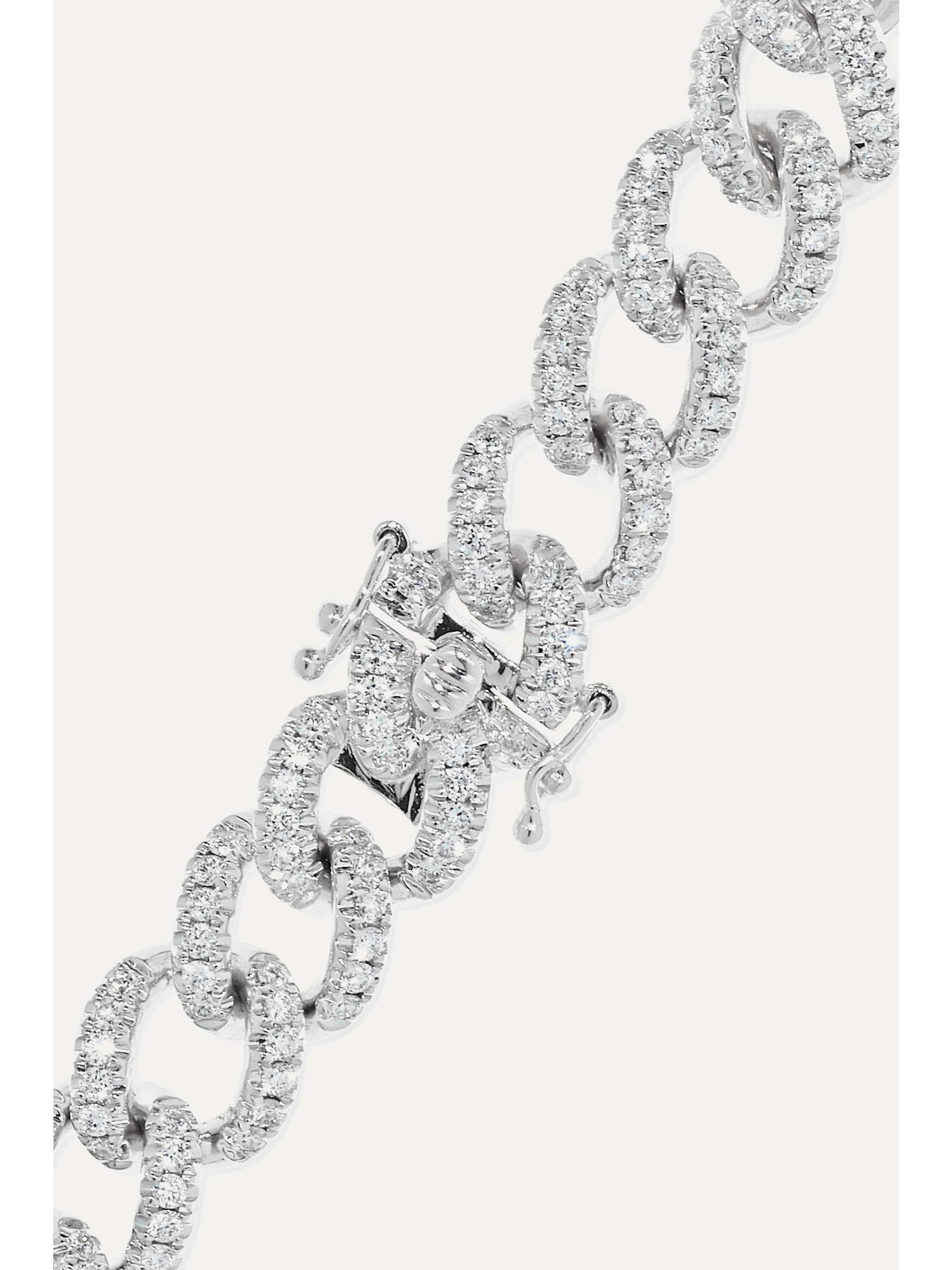 ANITA KO 18-karat white gold diamond bracelet