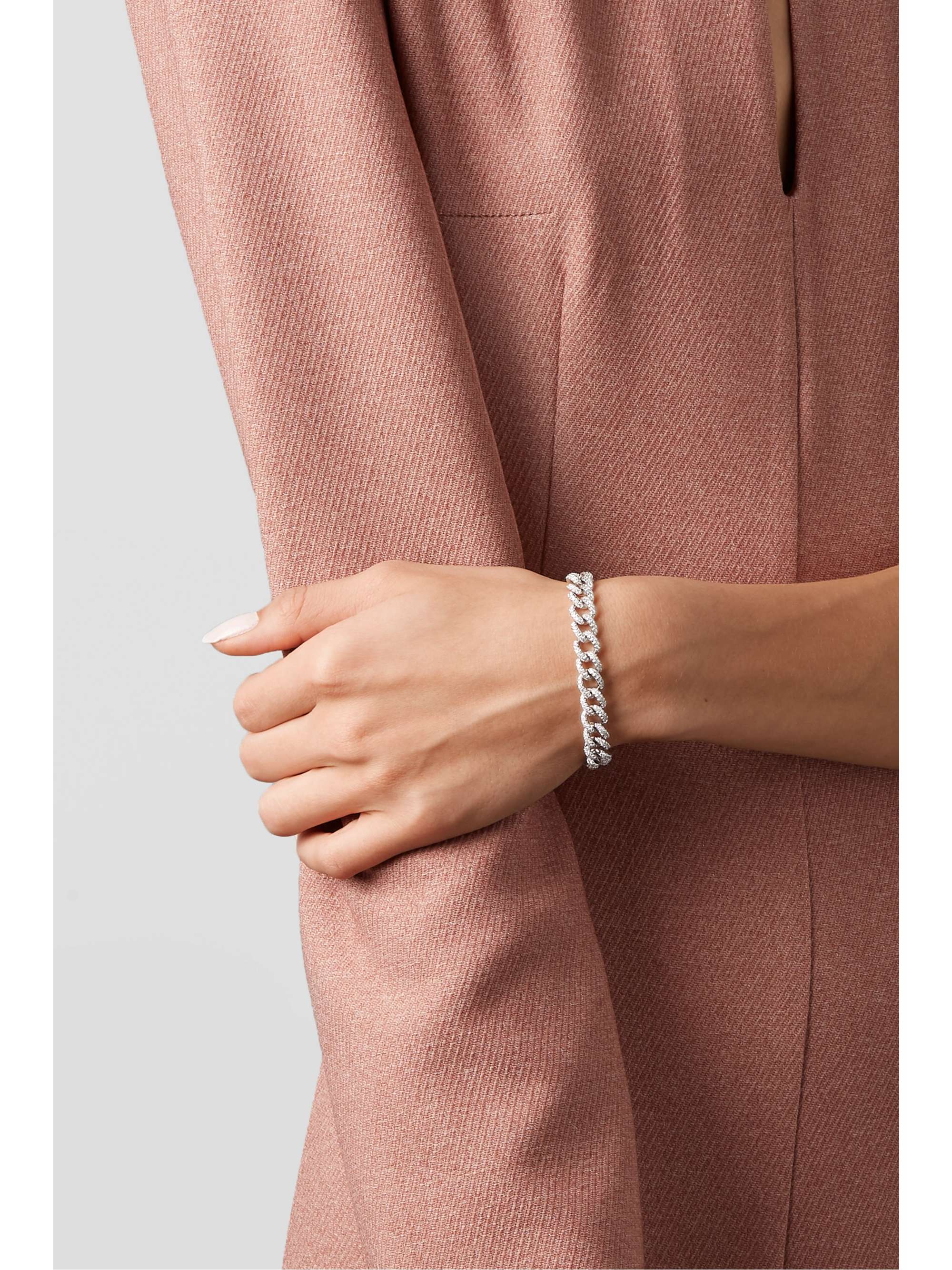ANITA KO 18-karat white gold diamond bracelet