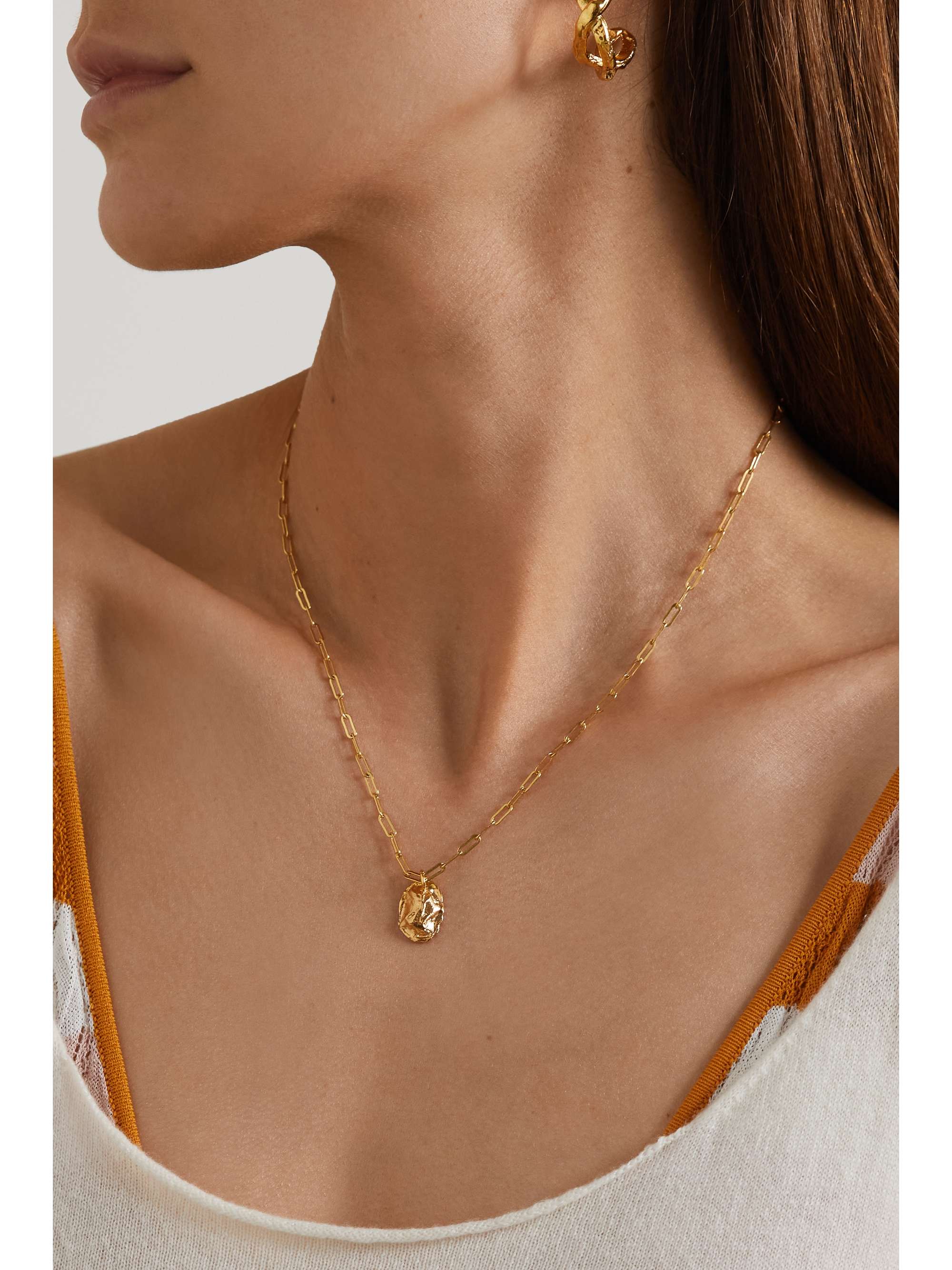 ALIGHIERI The Infinite Offering gold-plated necklace