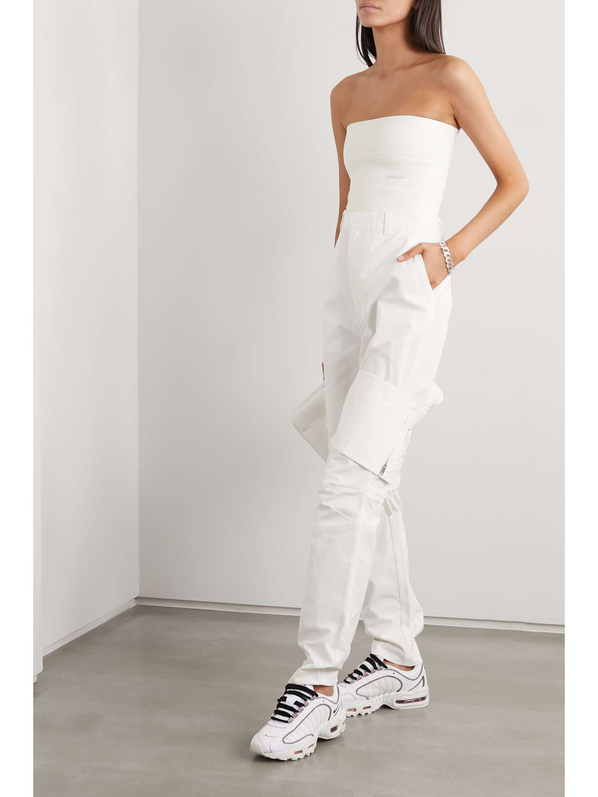 AMBUSH Embroidered neoprene top
