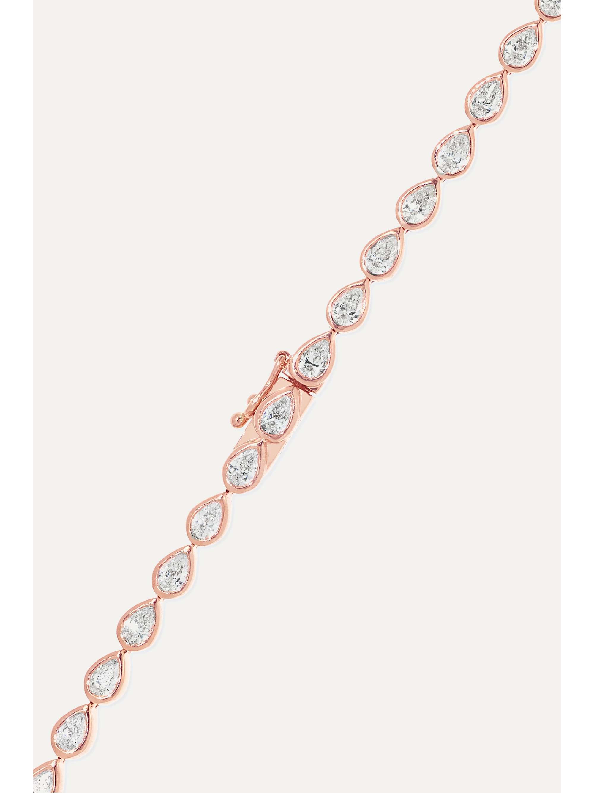 ANITA KO 18-karat rose gold diamond choker