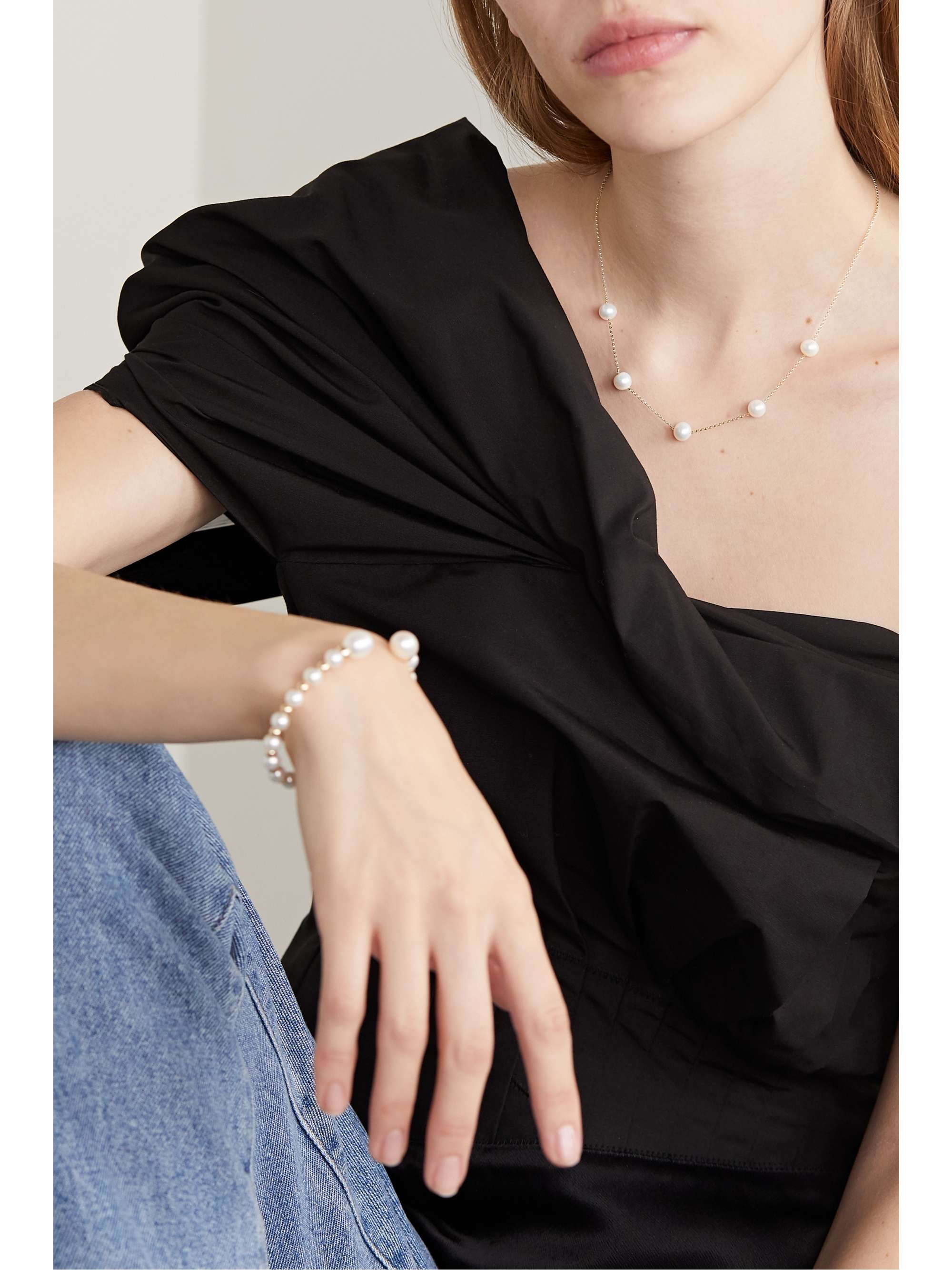 Anissa Kermiche 14 Karat Gold Multi Stone Ear Cuff