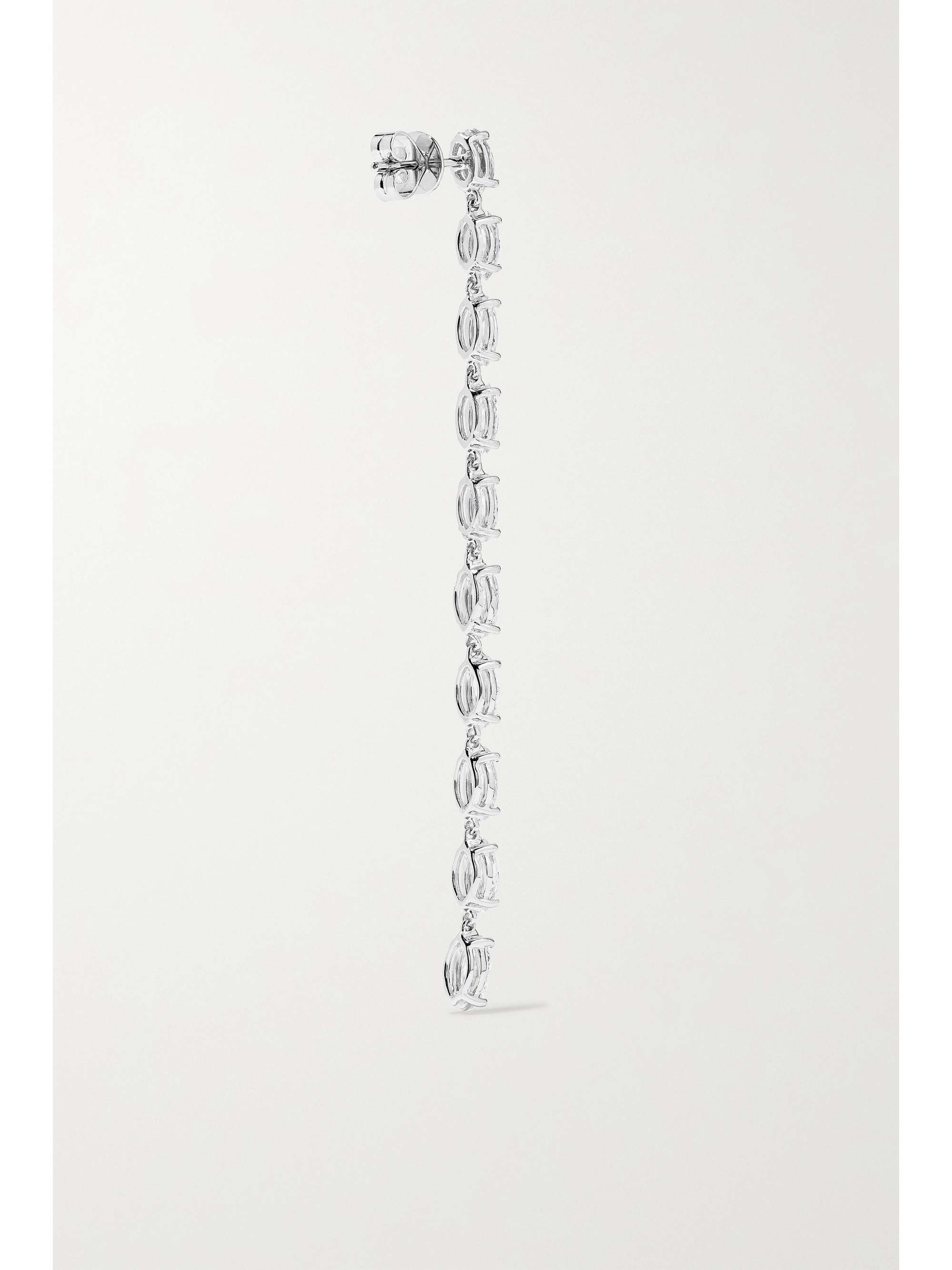 ANITA KO 18-karat white gold diamond earrings