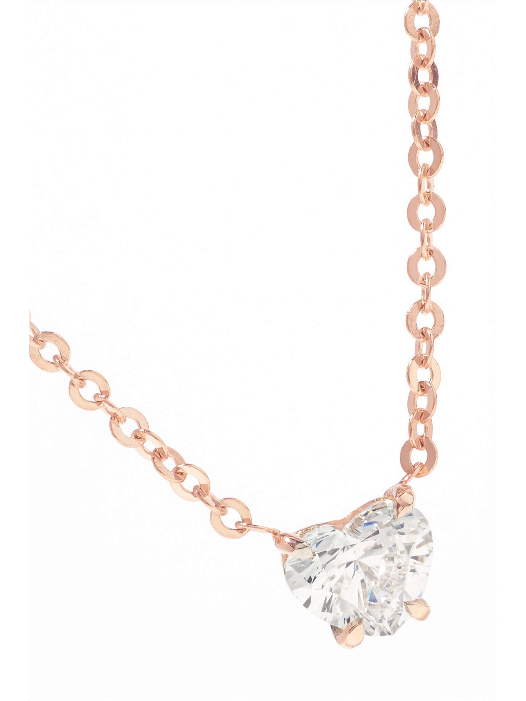 ANITA KO Collier en or rose 18 carats (750/1000) et diamant