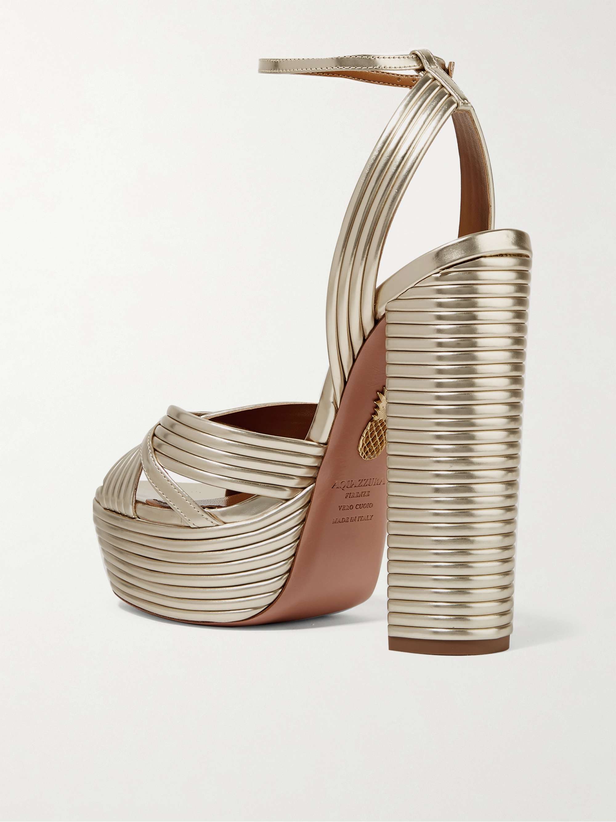 AQUAZZURA Sundance 140 cork platform sandals