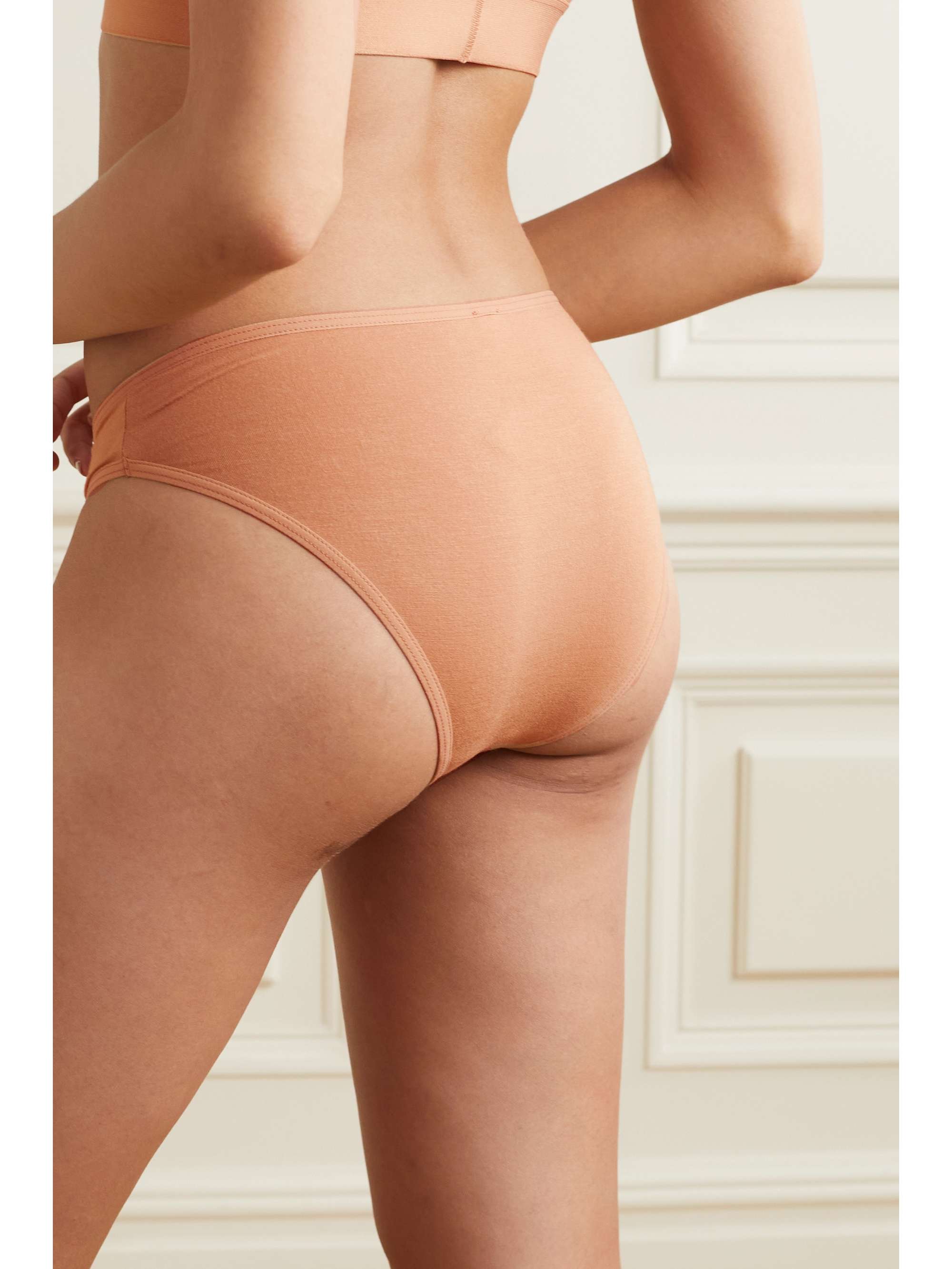 BASERANGE Bell set of two stretch-bamboo briefs