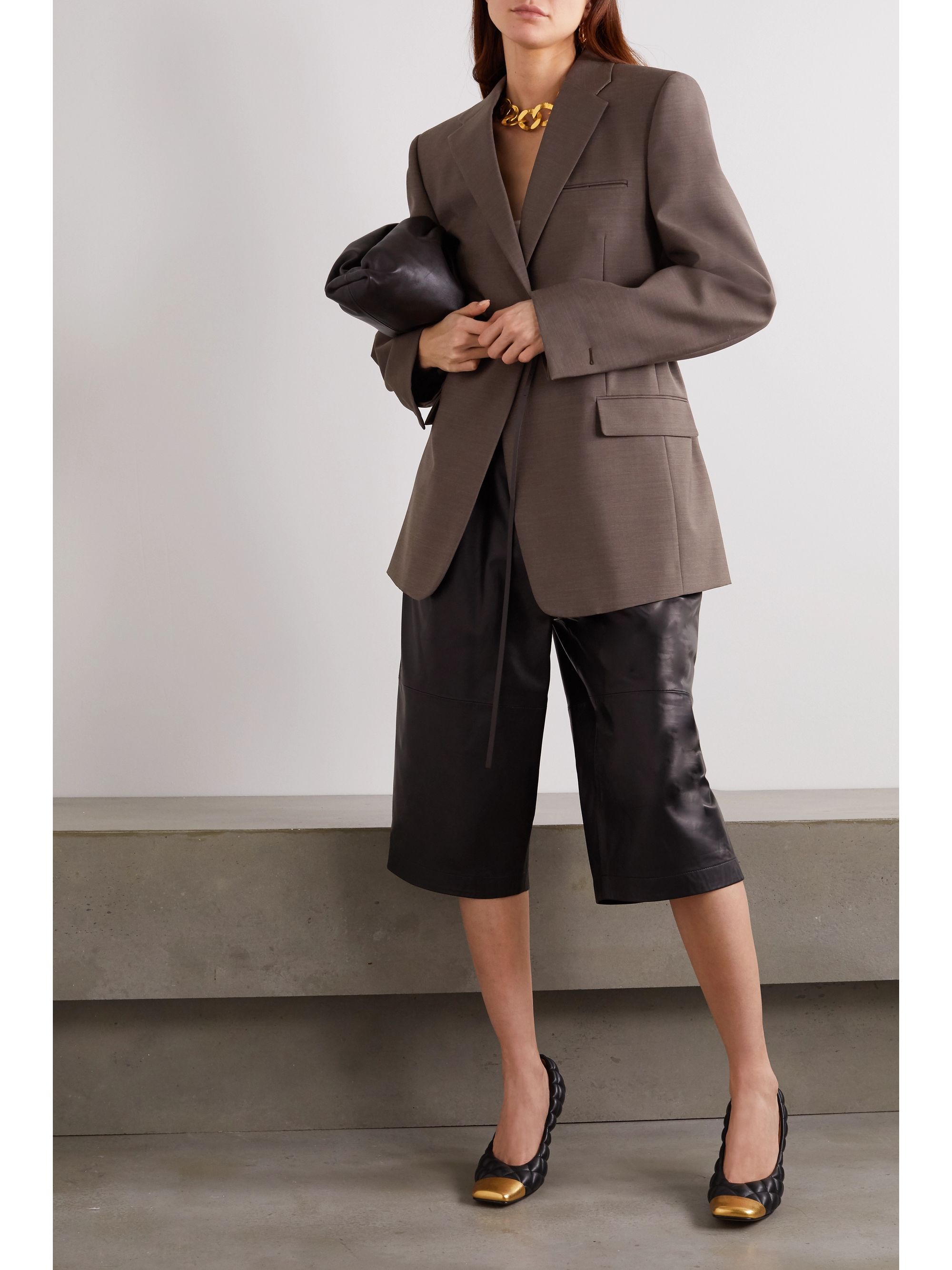 Brown oversized blazer Clearance
