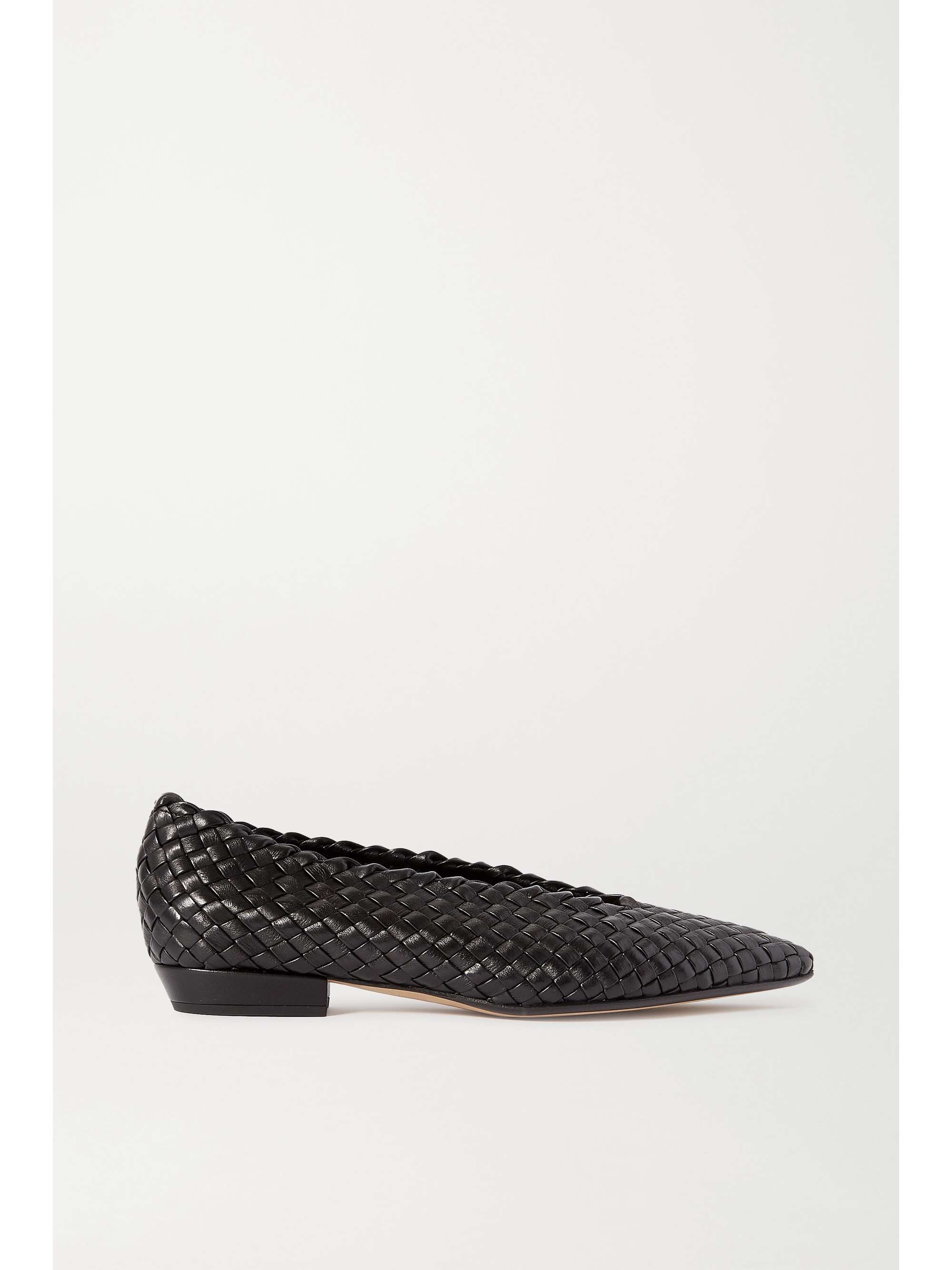 bottega veneta white flats