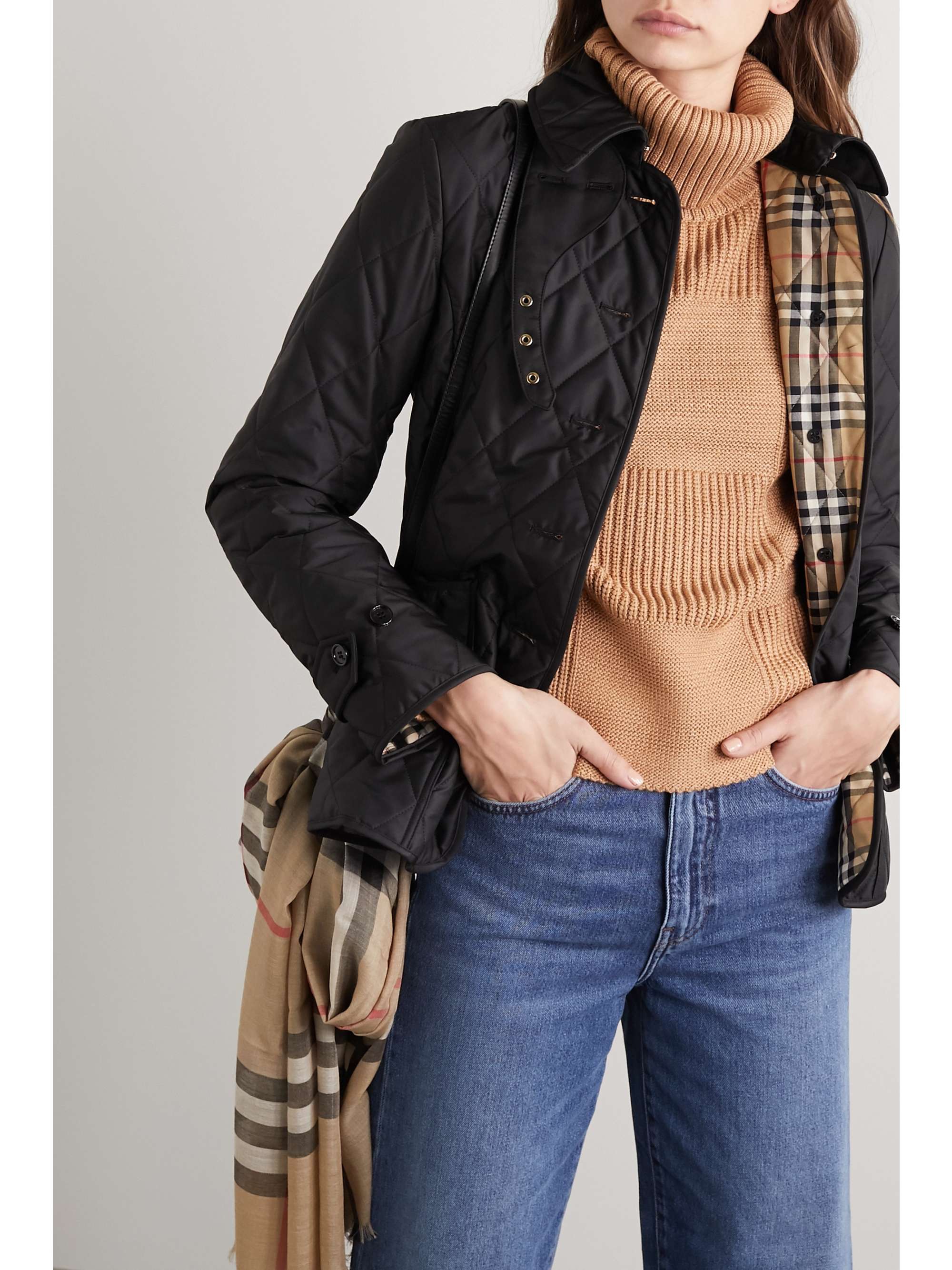 BURBERRY Quilted shell jacket