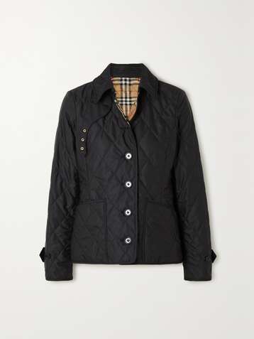 버버리 퀼팅 재킷 Burberry Quilted shell jacket,Black