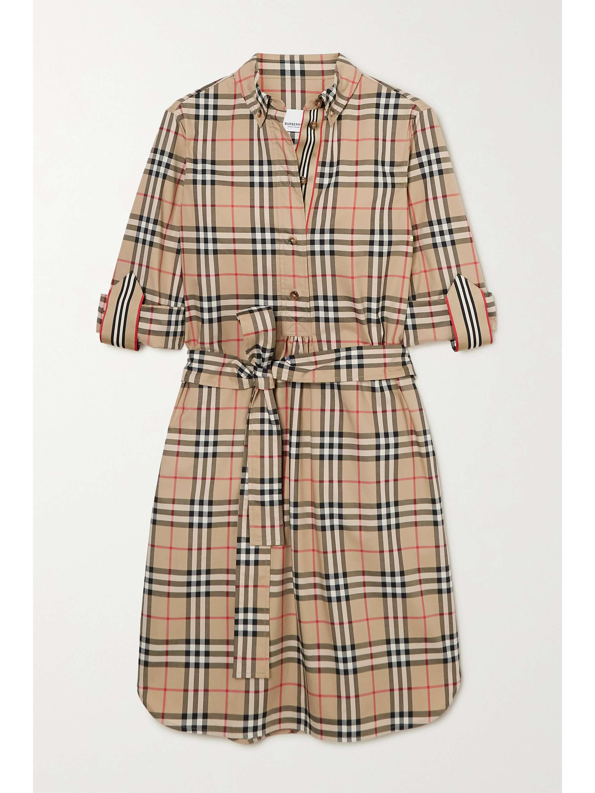 burberry fitted dress