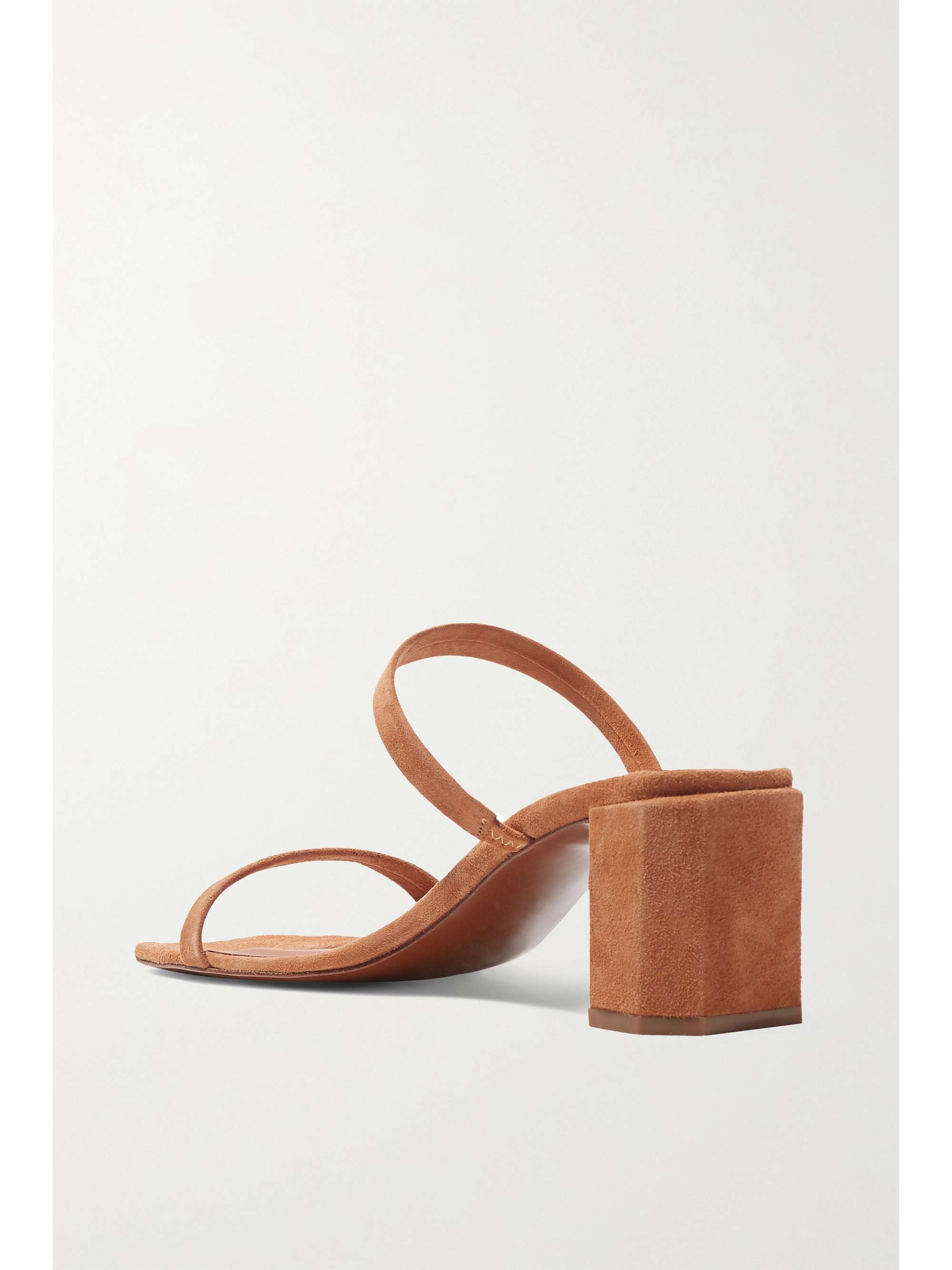 BY FAR Croc-effect leather mules