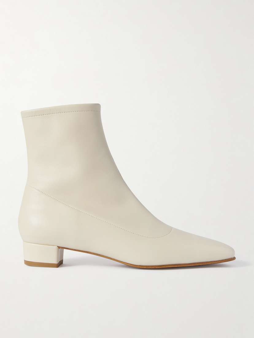 BY FAR Este Leather Ankle Boots