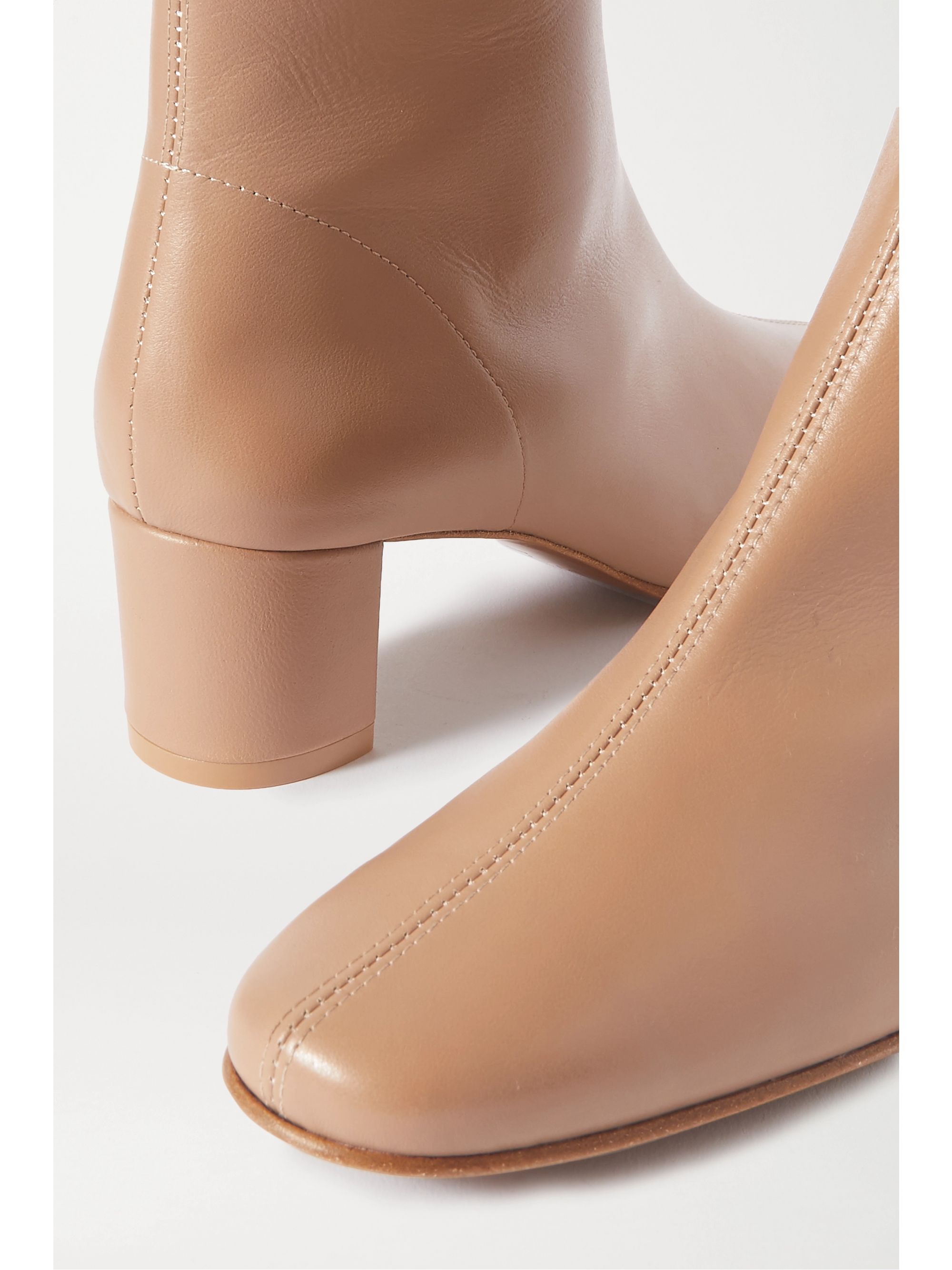 Neutral Sofia suede ankle boots BY FAR NETAPORTER Neutral Sofia suede ankle boots BY FAR NETAPORTER