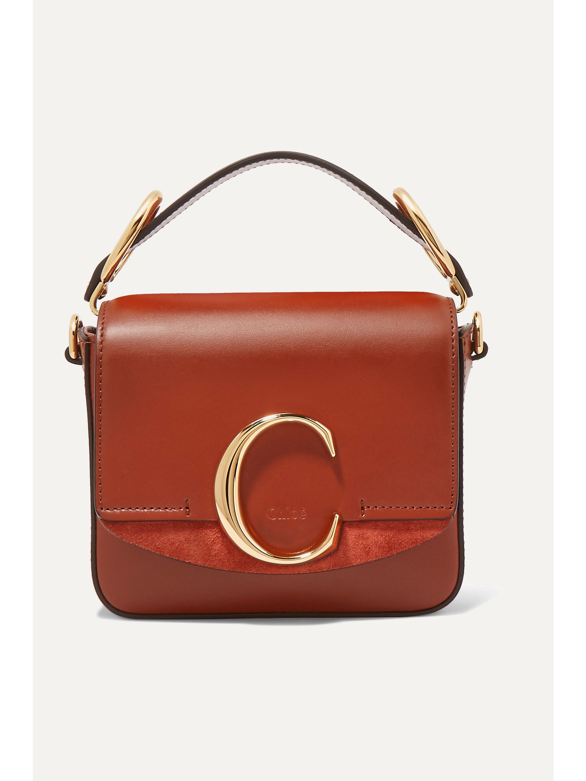 chloe mini leather shoulder bag