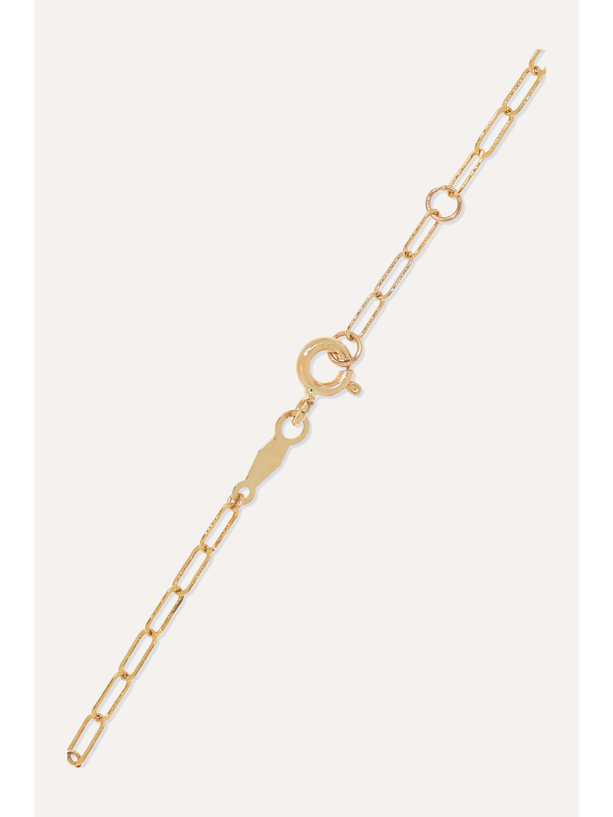 CATBIRD + NET SUSTAIN Kitten Mask 14-karat gold bracelet