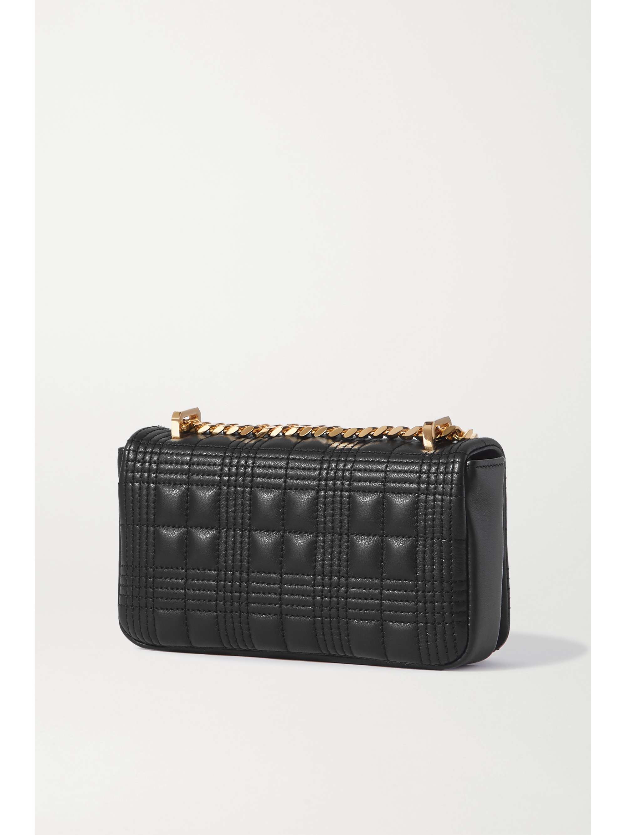 BURBERRY Mini quilted leather shoulder bag