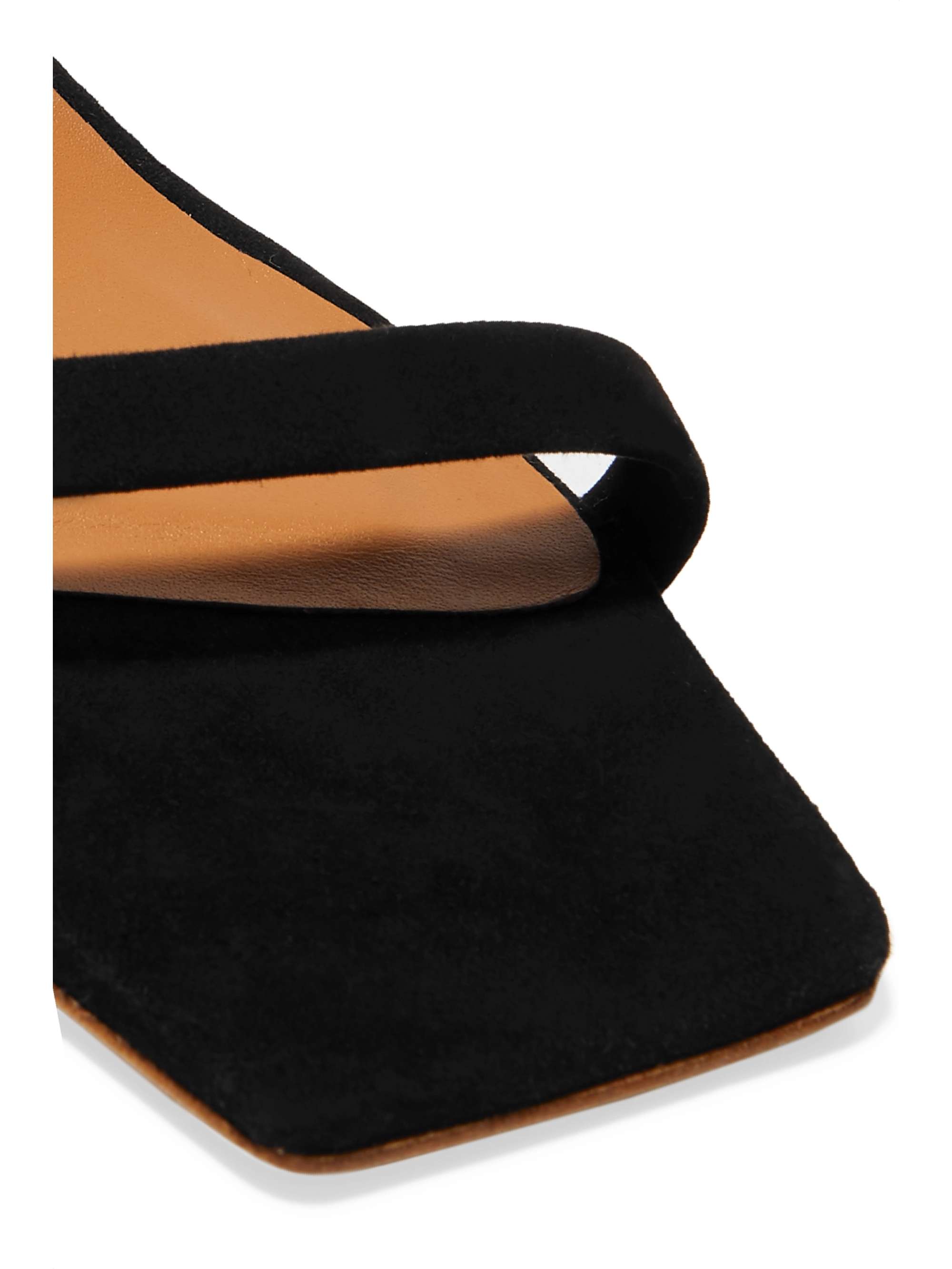 BY FAR Croc-effect leather mules