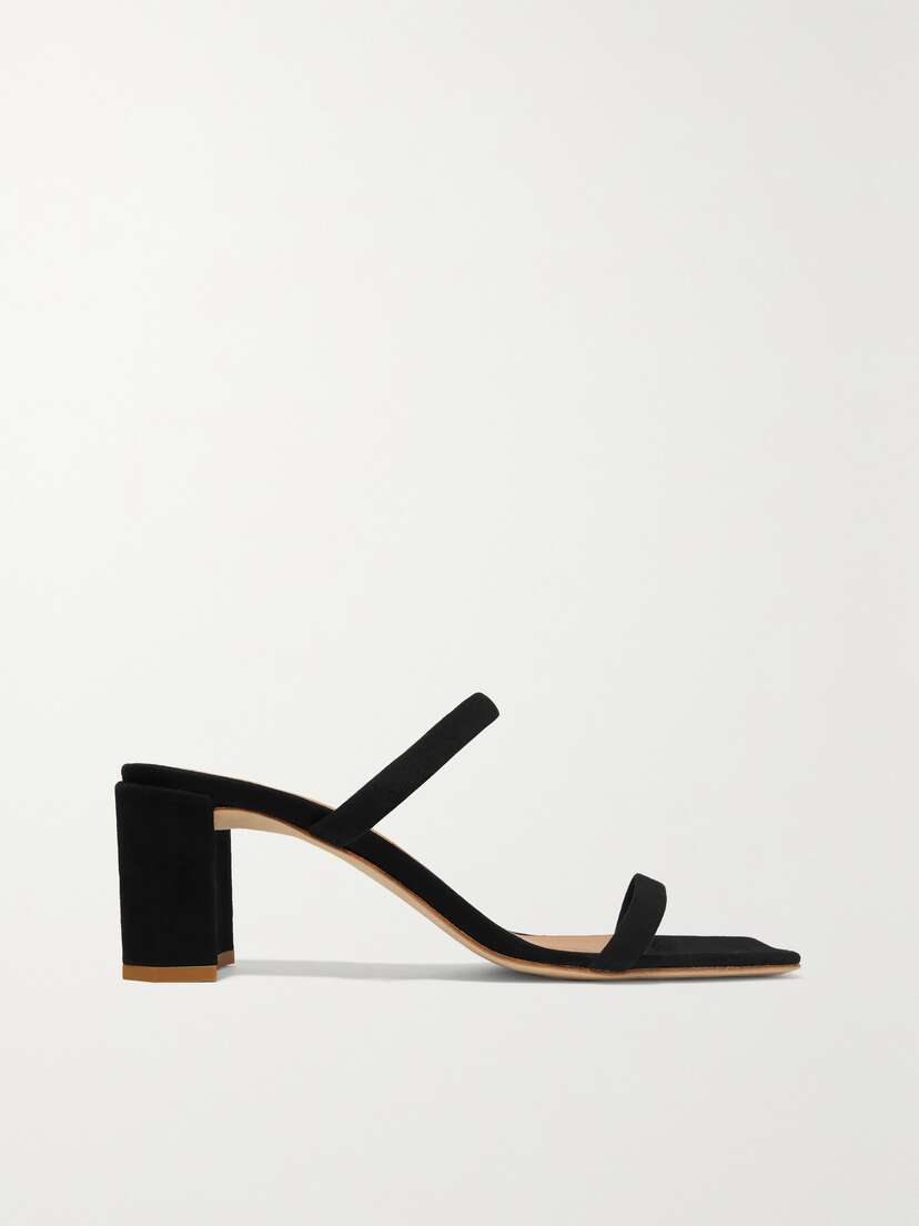 BY FAR Tanya Suede Mules