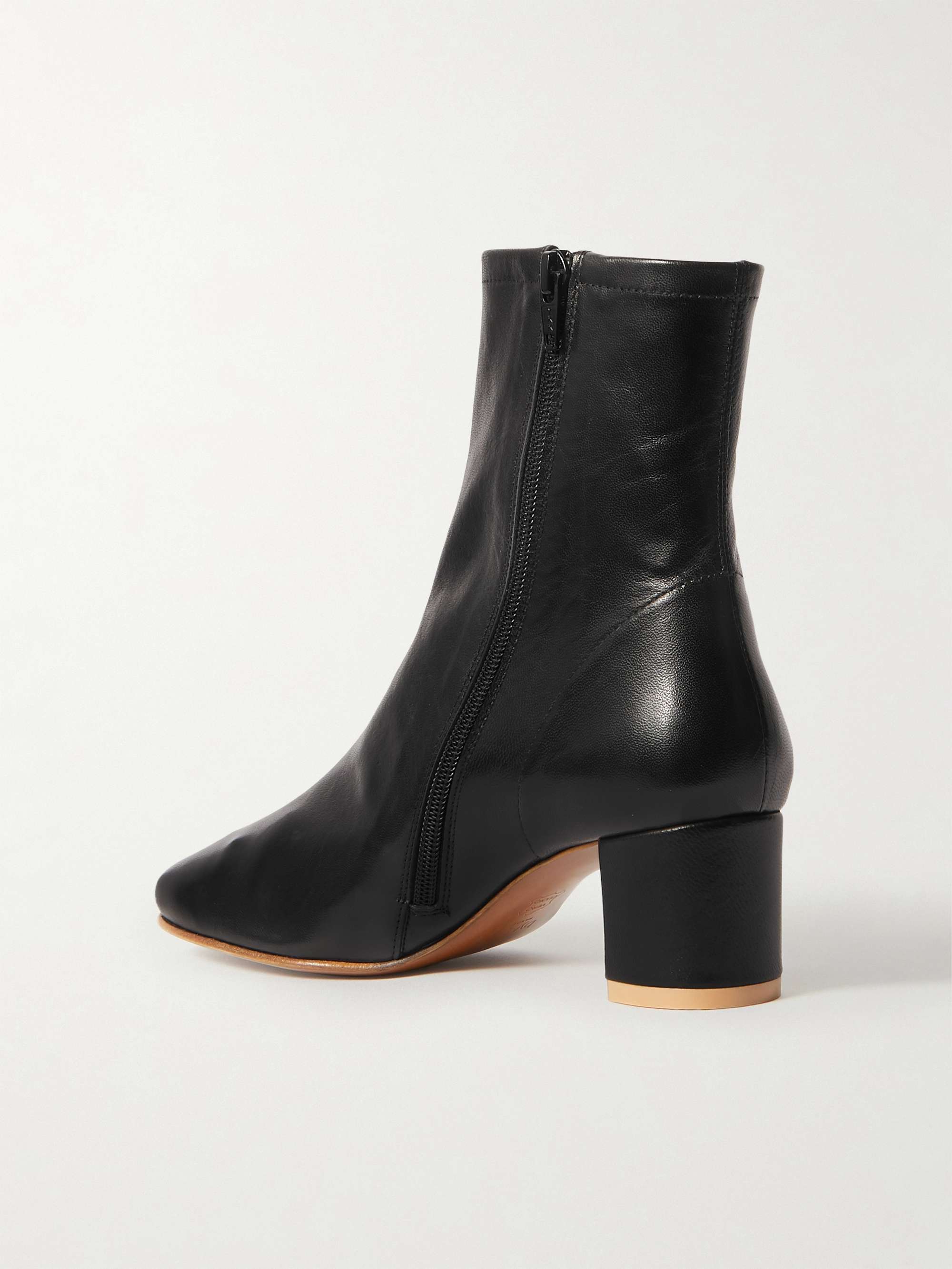 BY FAR Sofia suede ankle boots