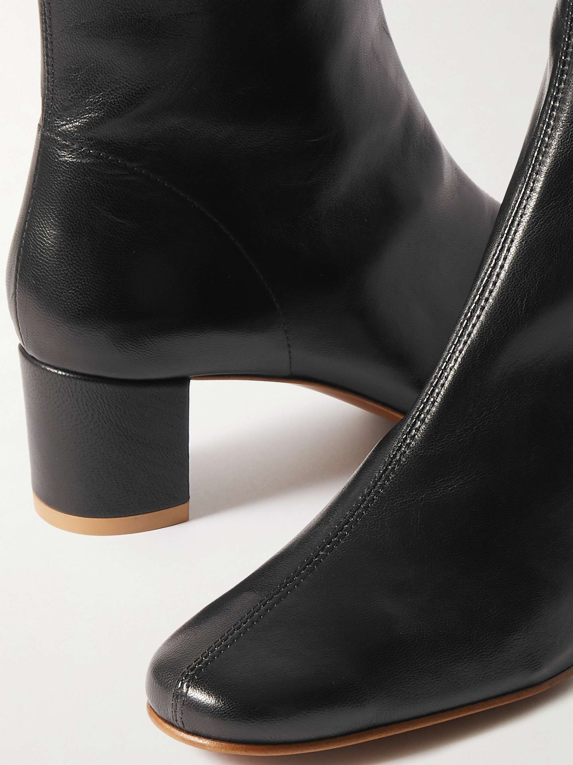 BY FAR Sofia suede ankle boots