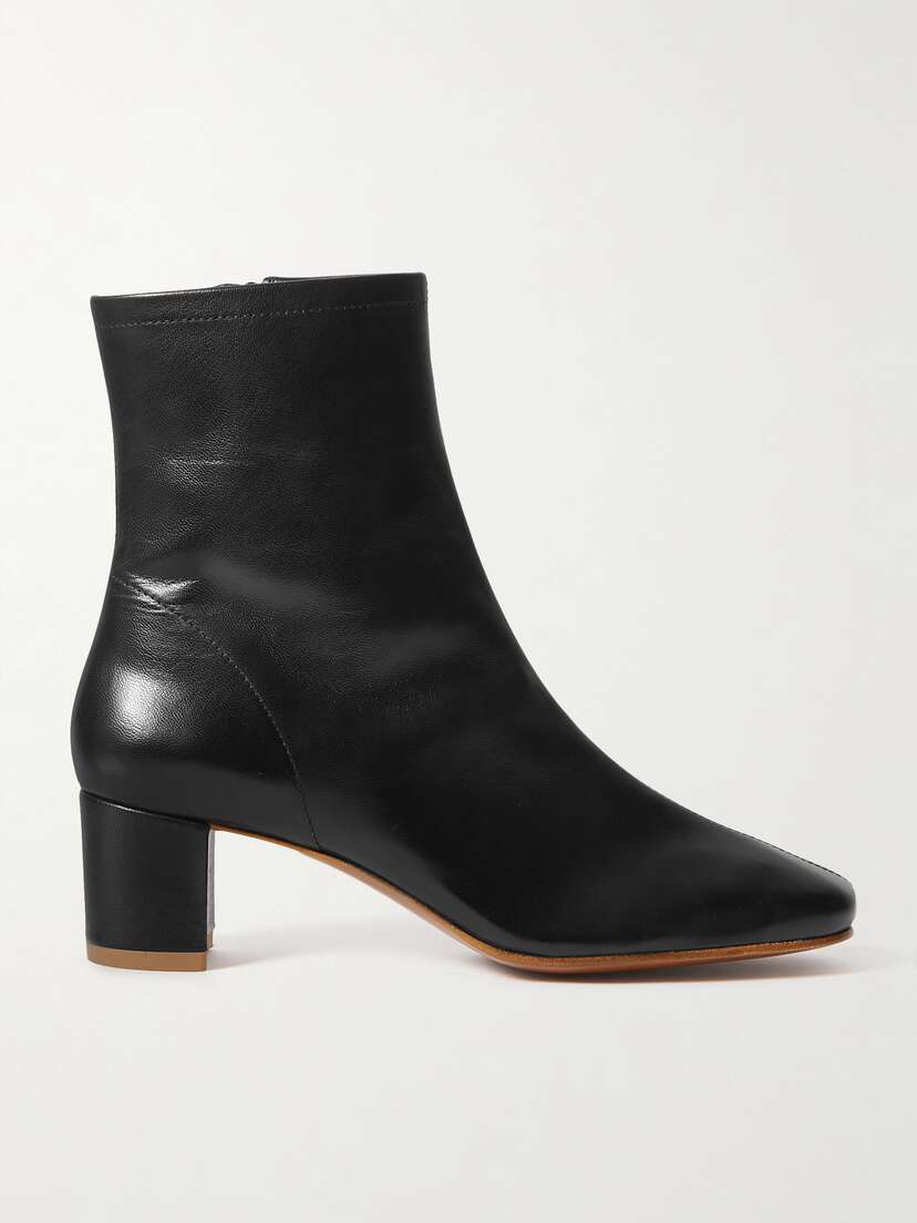 BY FAR Sofia Leather Ankle Boots
