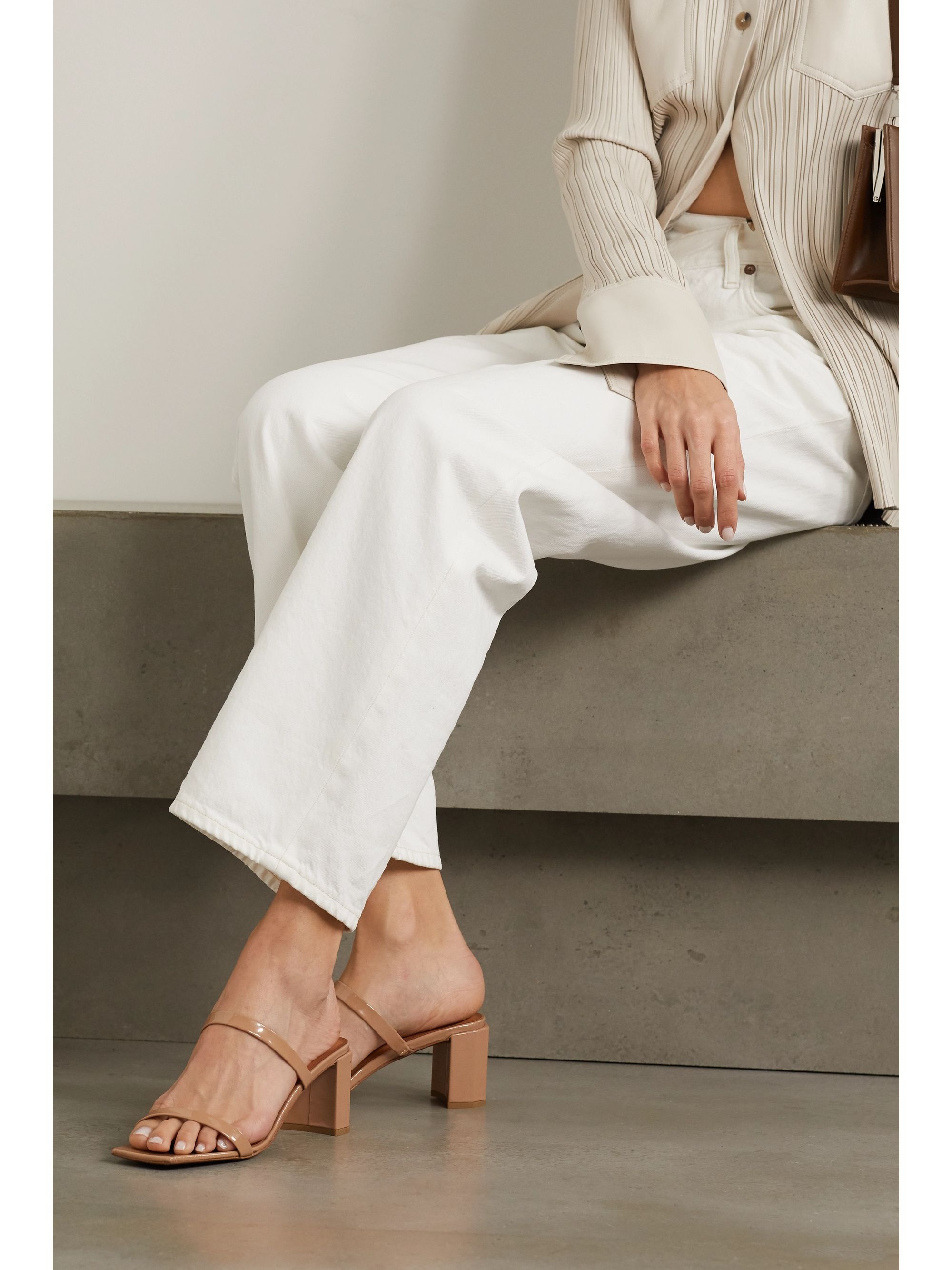 by far tanya patent leather mules