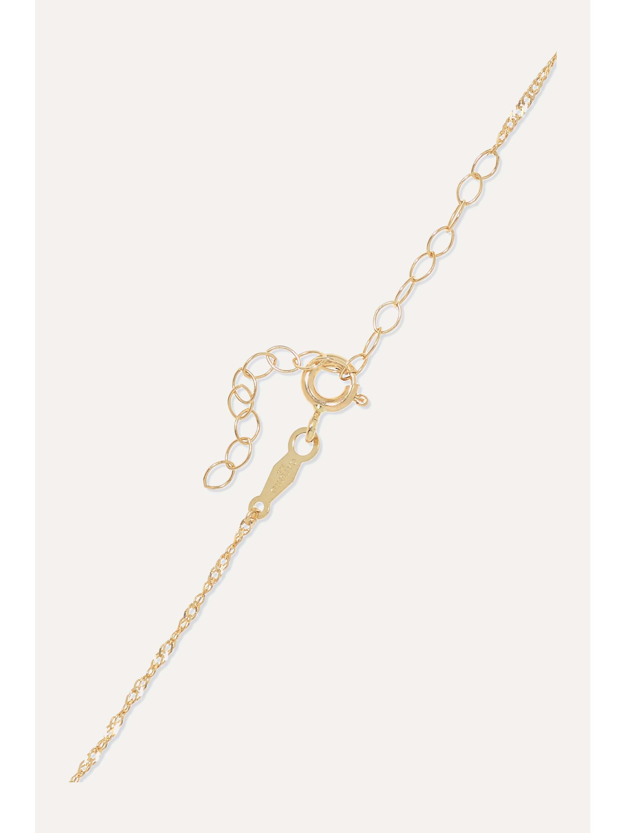 CATBIRD + NET SUSTAIN Sweet Nothing gold anklet