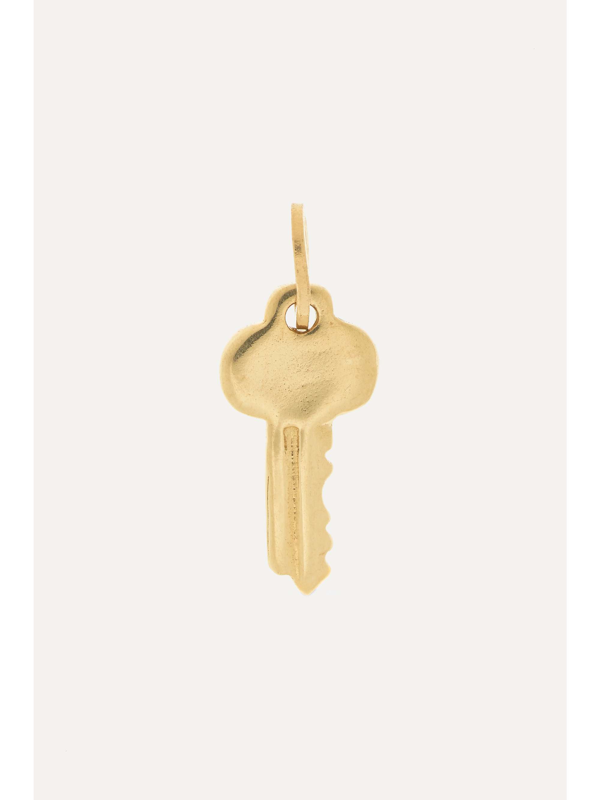 CATBIRD + NET SUSTAIN Key 14-karat gold charm